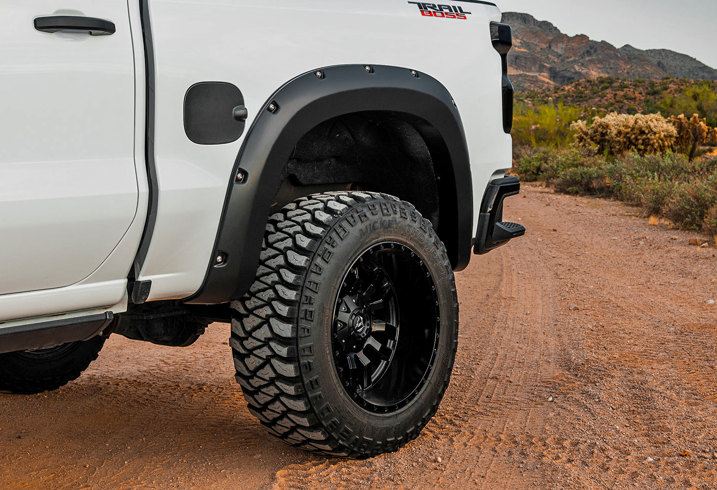 Pocket-Kotflügelverbreiterungen | GBA Schwarz | Chevy Silverado 1500 2WD/4WD (2022–2026) — Bild 4
