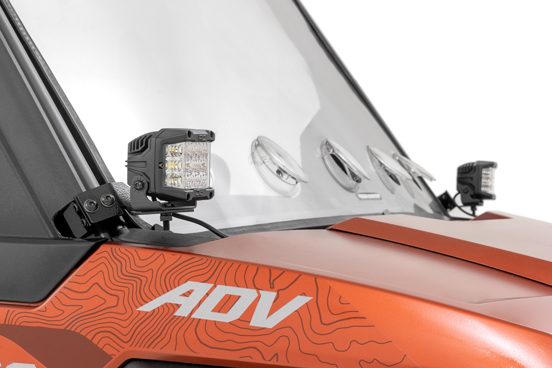 LED Light Kit | Front Mount | 2" Black Pair | White DRL | Polaris XPEDITION XP 5 — Bild 2