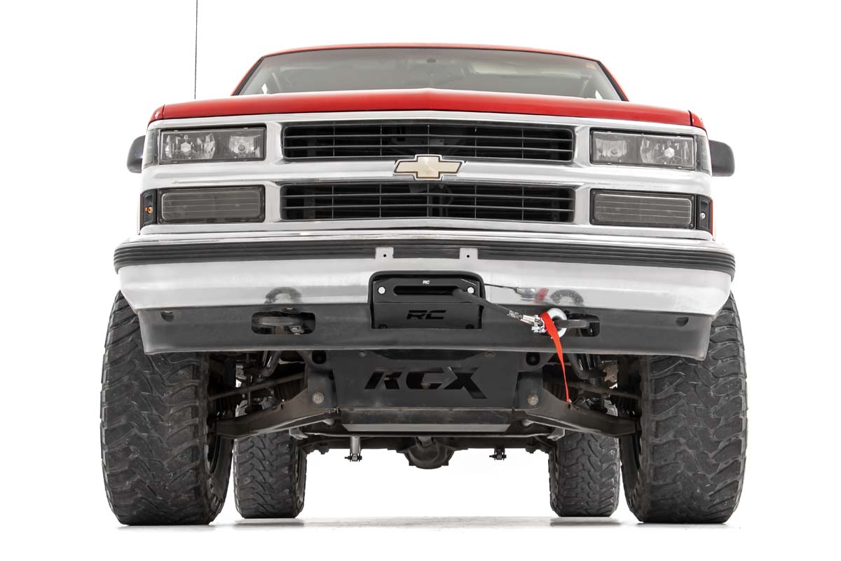 Verdeckte Montageplatte für die Seilwinde | Chevy C1500/K1500 Pickup & SUV mit Allradantrieb (1988–1999) — Bild 2