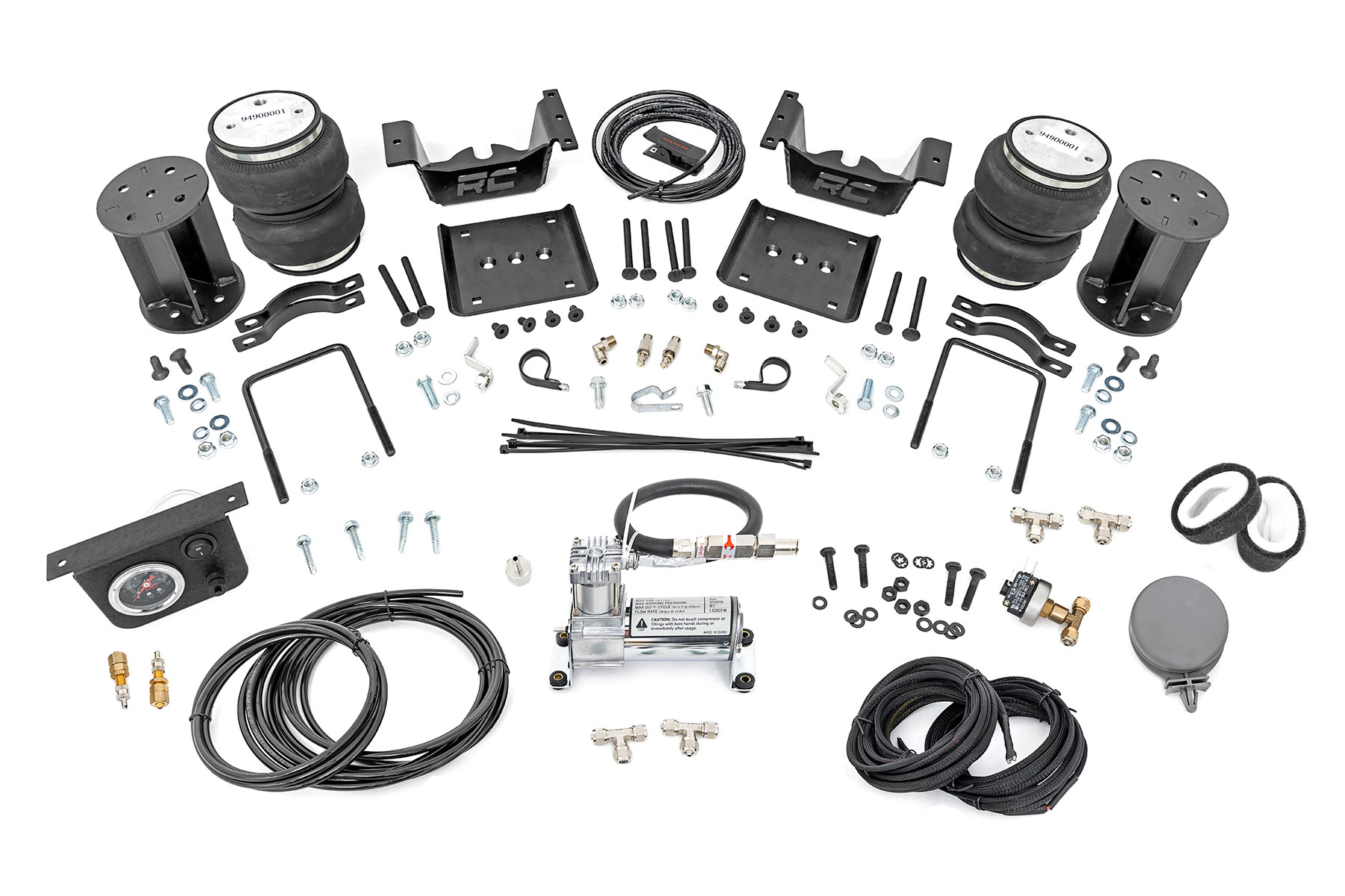 Luftfeder-Set mit Kompressor | Lift Kit 6–7,5 Zoll | Chevy/GMC 1500 (07–18 & Classic)