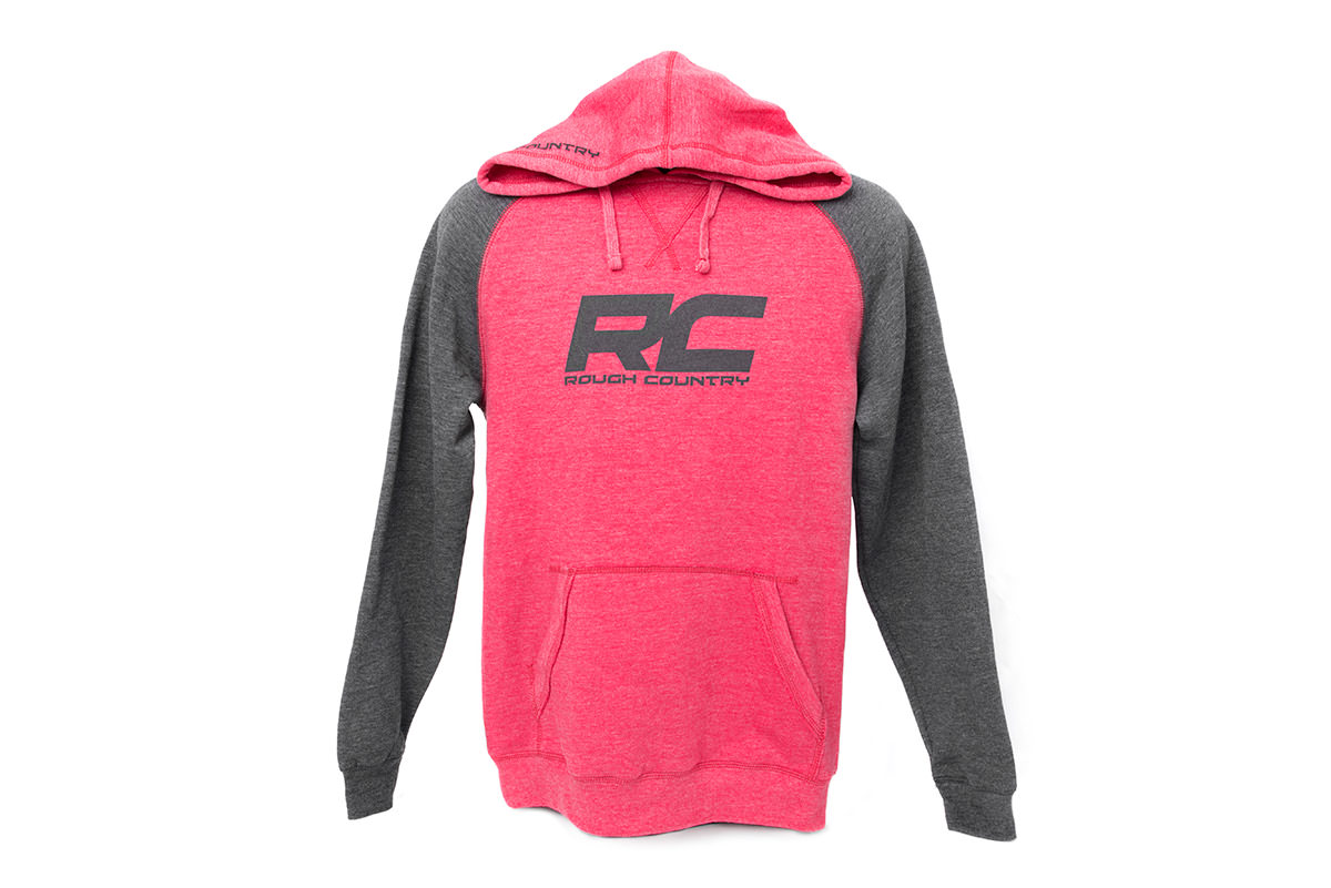 Rough Country Hoodie | Heizung | Rot/Grau | MD