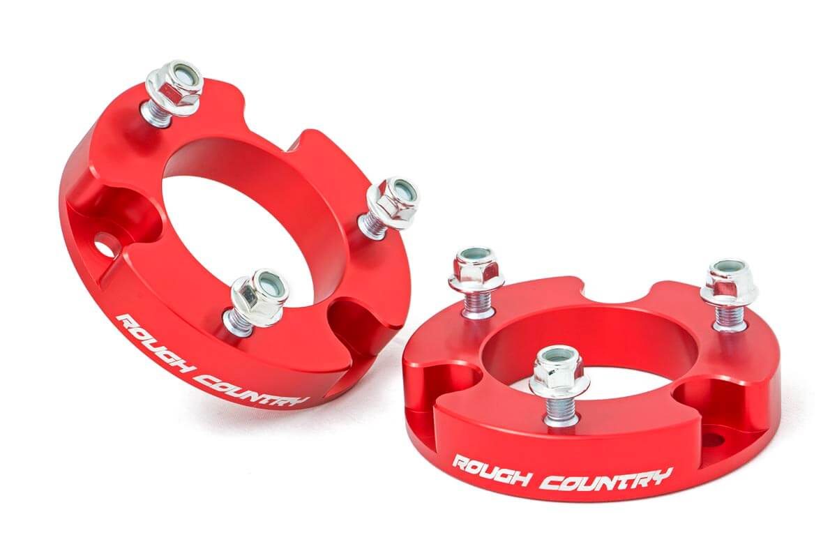 2-Zoll-Leveling Kit | Aluminium | Rot | Toyota Tacoma 2WD/4WD (2005–2023)
