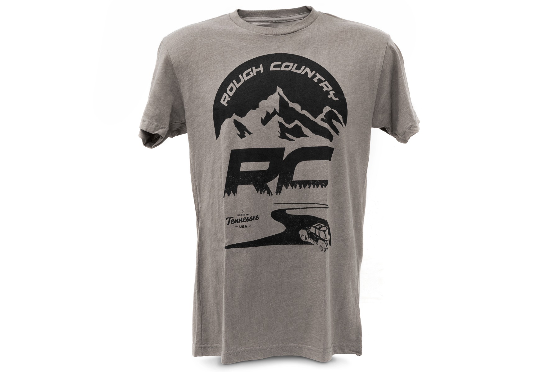 Rough Country T-Shirt | RC Mountains | Warmgrau | 2XL