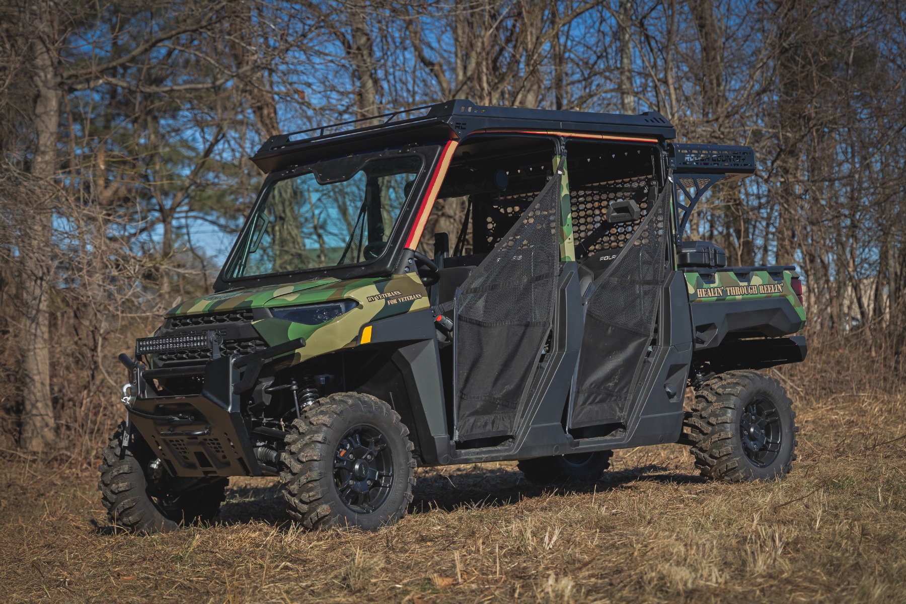 Elektrisch neigbare Windschutzscheibe | Glas | Geformter Rahmen | Polaris Ranger XP 1000 — Bild 6