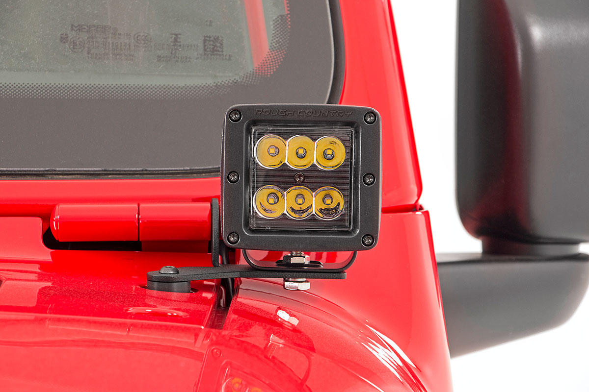 LED-Beleuchtungsset | Scharnierbefestigung | 2 Zoll Spectrum-Paar | Jeep Gladiator JT/Wrangler JL (18–26) — Bild 3