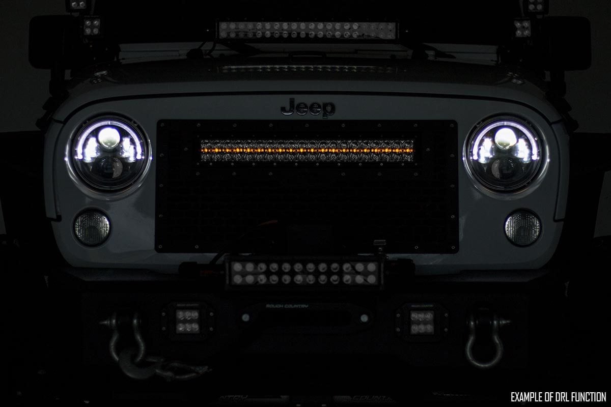 20-Zoll-LED-Lichtleiste der Black Series | Einreihig | Gelbes Tagfahrlicht — Bild 7