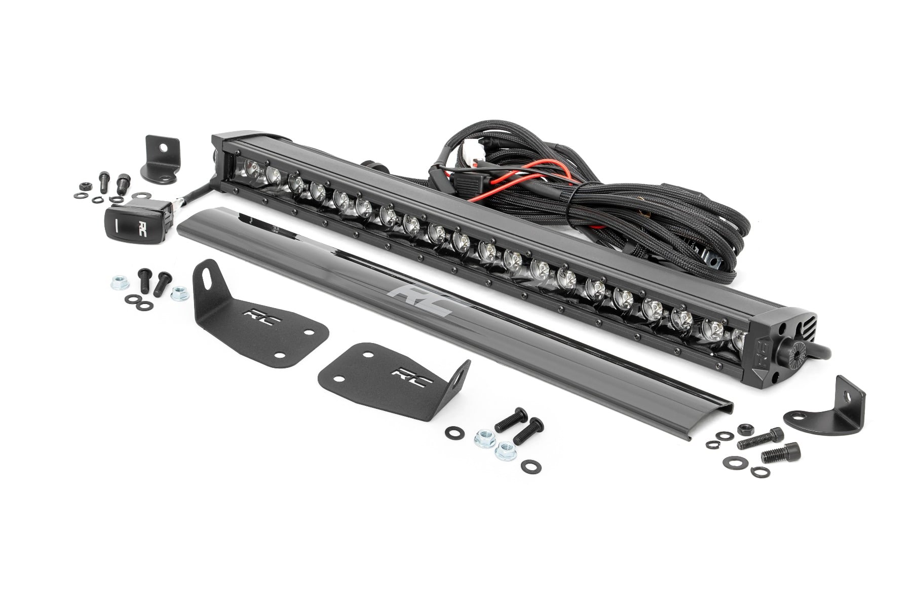 LED-Beleuchtungsset | Stoßstangenmontage | 20" Schwarz, einreihig | Weiße Tagfahrleuchten | Ford Bronco Sport (21–26) — Bild 2
