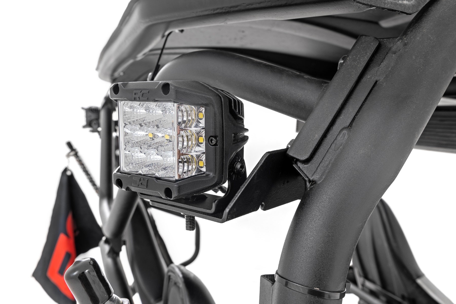 LED Light Kit | Rear Mount | 2" Black Pair | Flood | Kawasaki Teryx 4 1000/Teryx4 800 — Bild 3