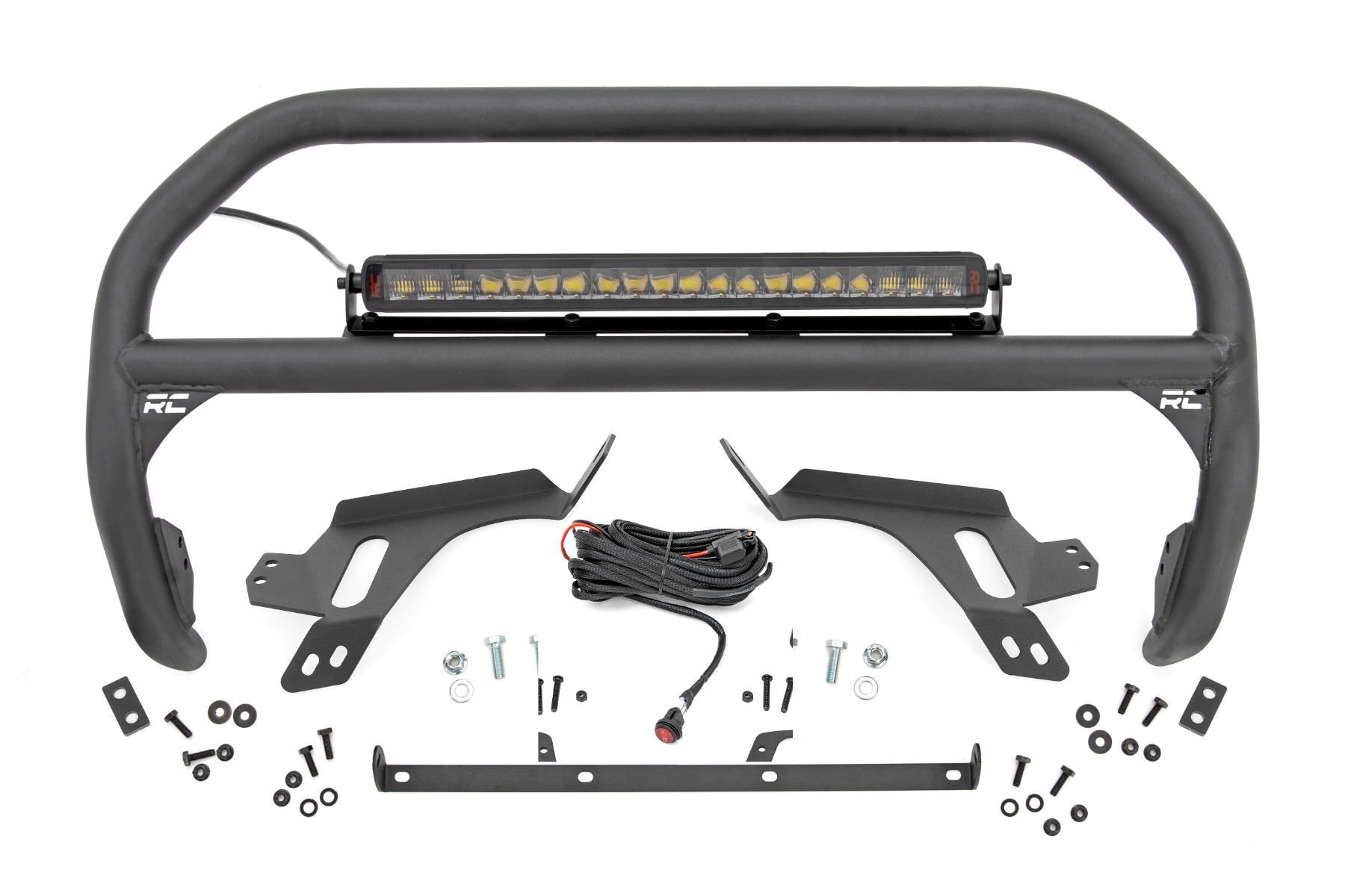 Frontschutzbügel | mit Abschlepphaken | LED der Spectrum-Serie | Ford Bronco Sport 4WD (21–24)