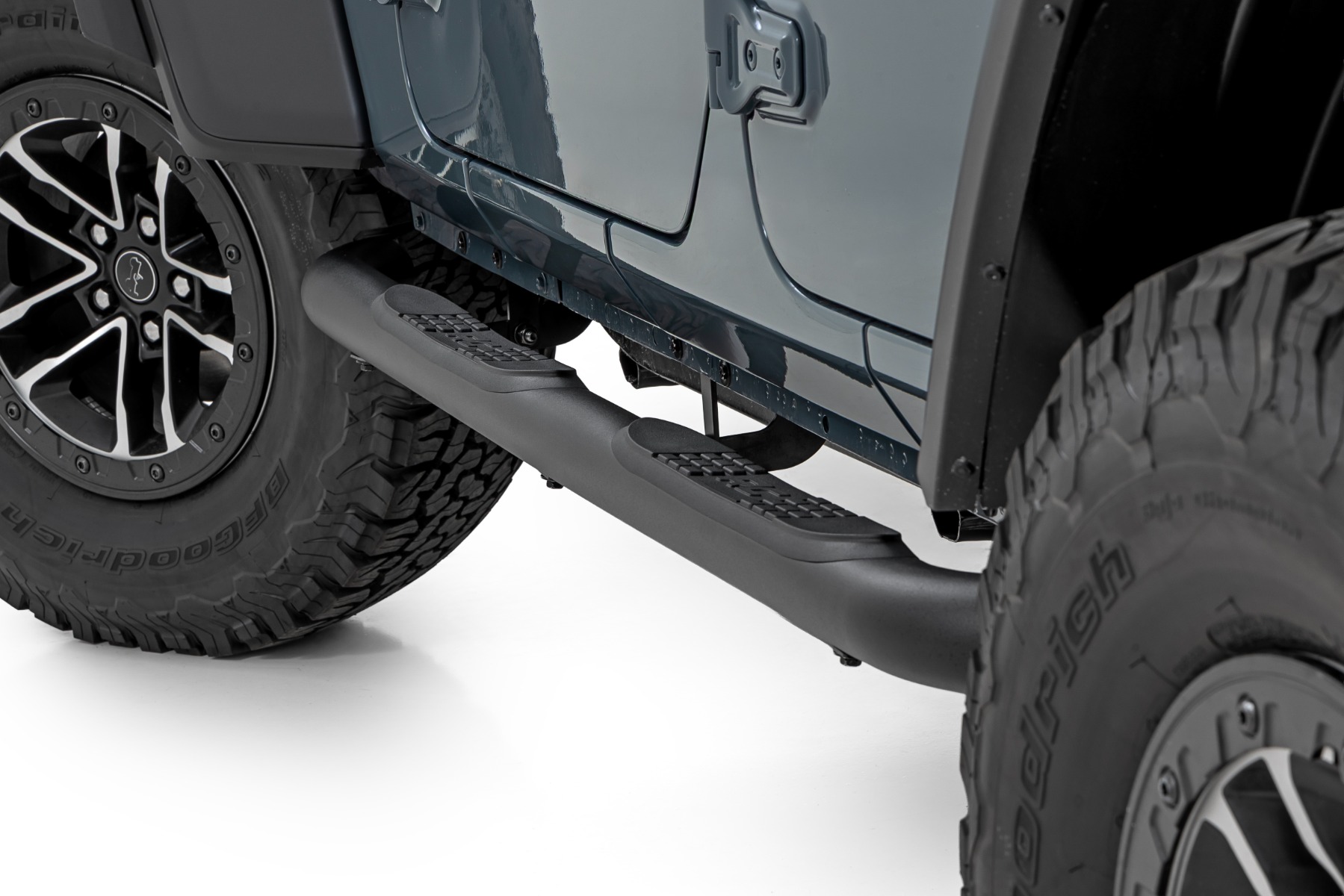 Nerf-Trittrohre | 3-Zoll-Rohr | 4-türig | Jeep Wrangler Unlimited 2WD/4WD (2018–2026)