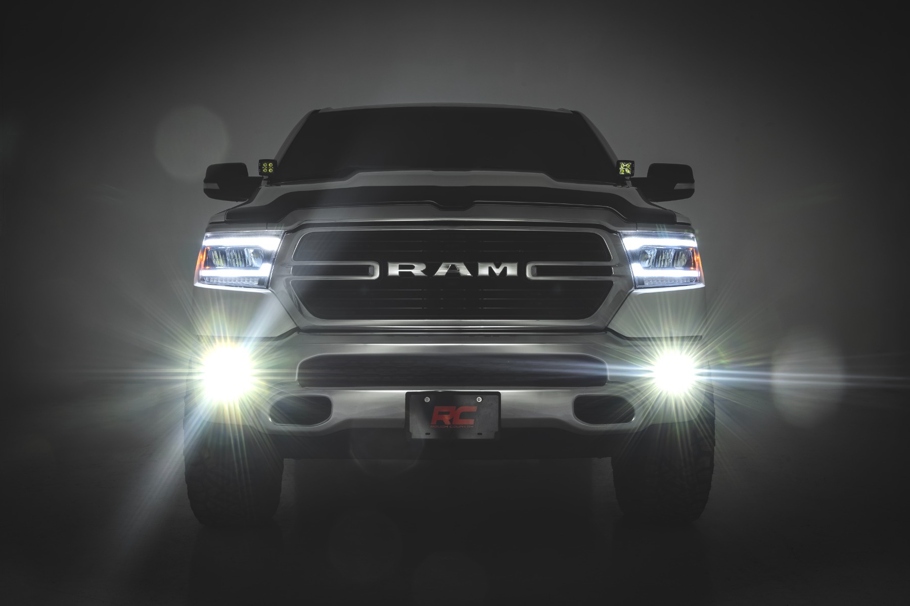 LED-Nebelscheinwerfer-Set | 3,5 Zoll, rund, Black Series | Gelbe Tagfahrleuchten | RAM 1500 (2019–2024) — Bild 3