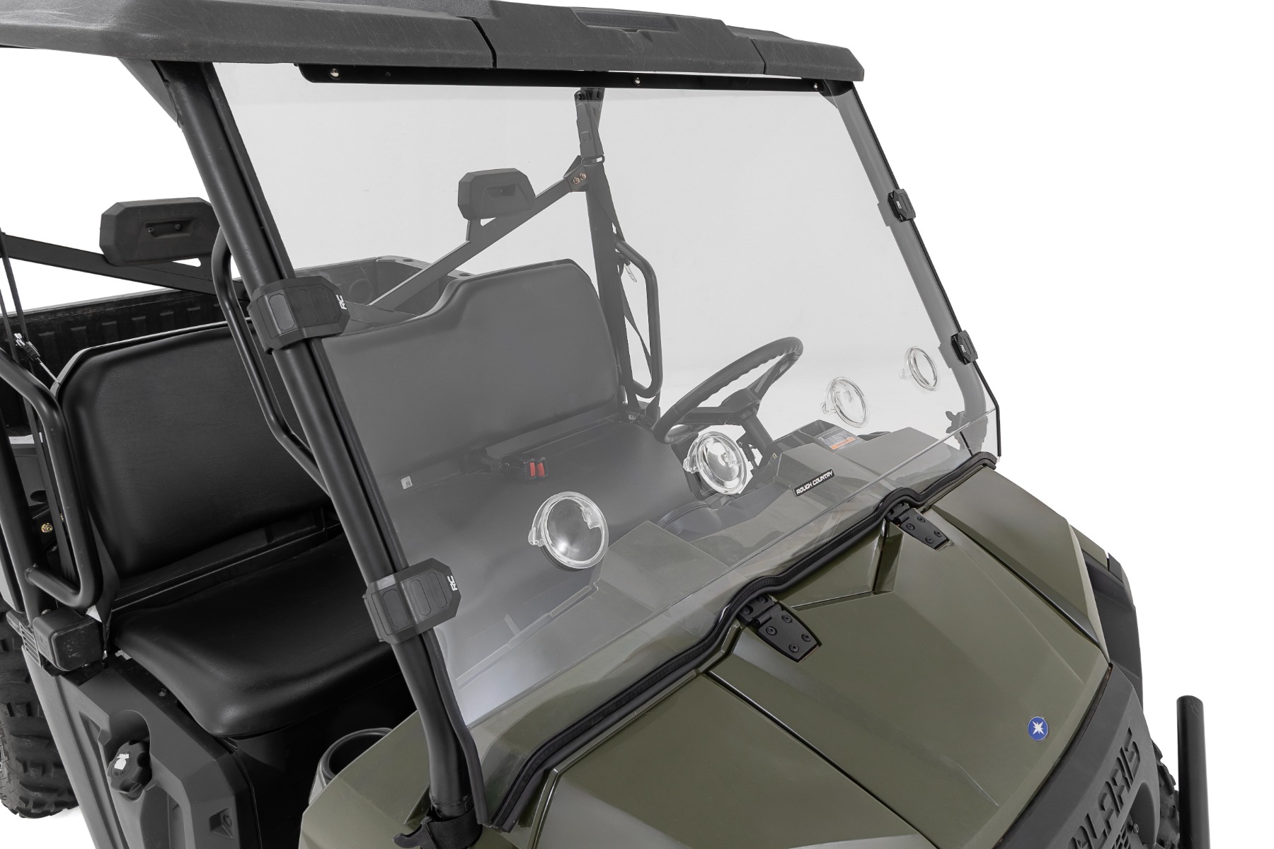 Belüftete Vollwindschutzscheibe | Kratzfest | Polaris Ranger 570