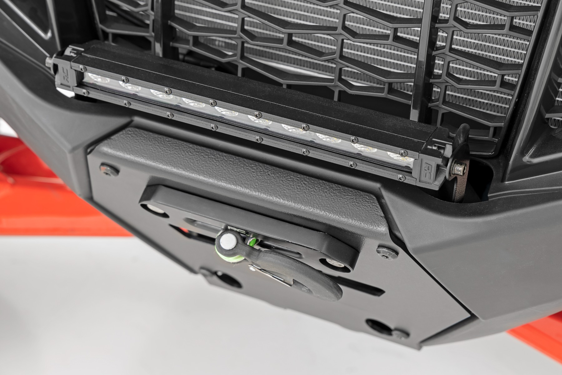 LED-Leuchte | Seilwinde | RS4500S | 10 Zoll Schwarz, schlanke Ausführung | Polaris RZR Pro R — Bild 3