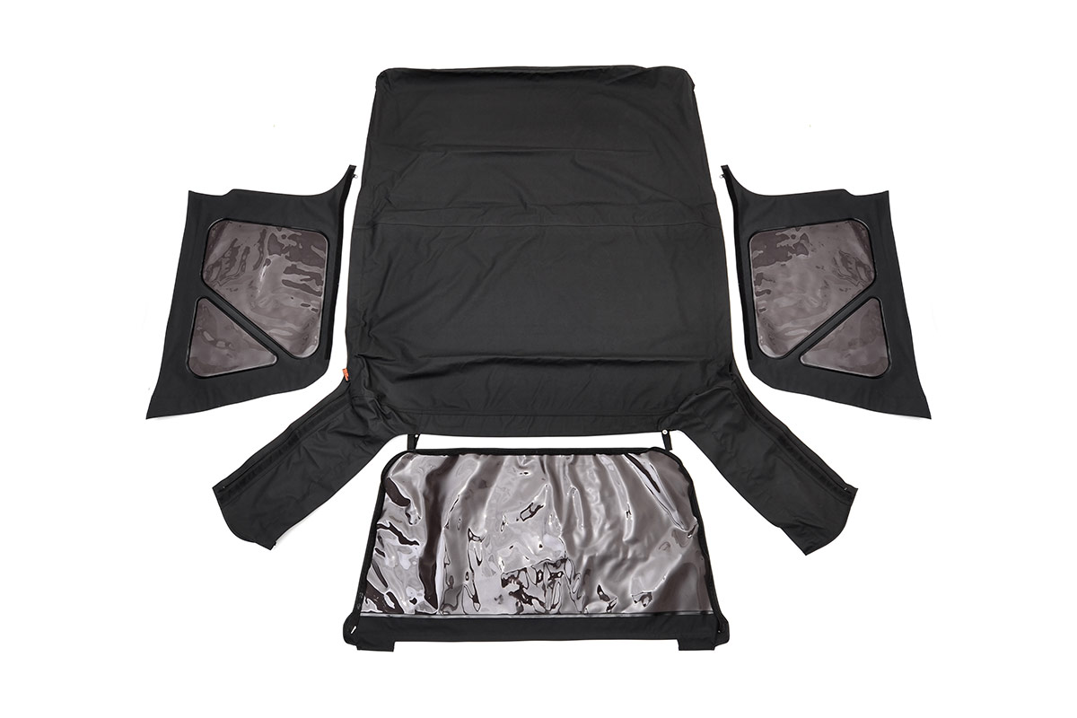 Softtop | Ersatzteil | Schwarz | Volltüren | Jeep Wrangler TJ 4WD (97–06) — Bild 2