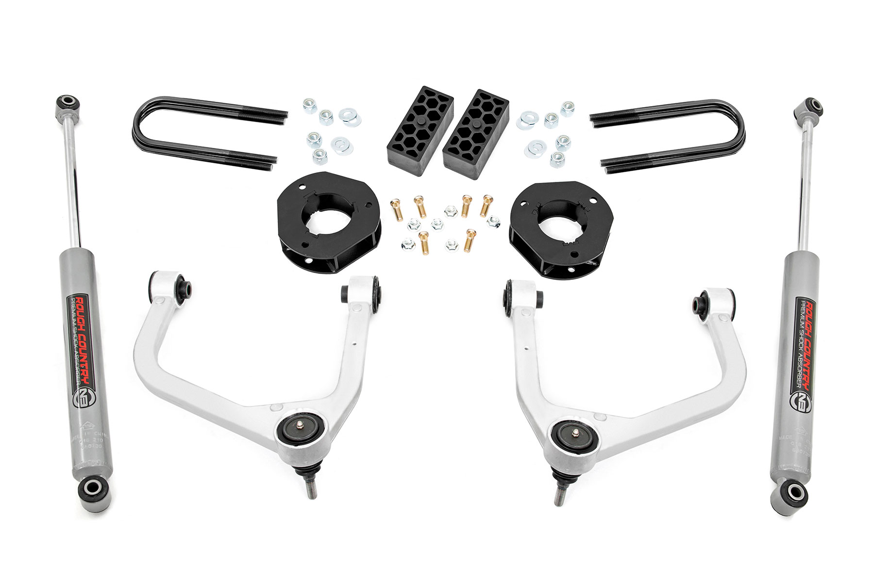 3,5-Zoll-Lift Kit | Mono-Blattfeder hinten | Chevy Silverado 1500 2WD/4WD (2022–2024)