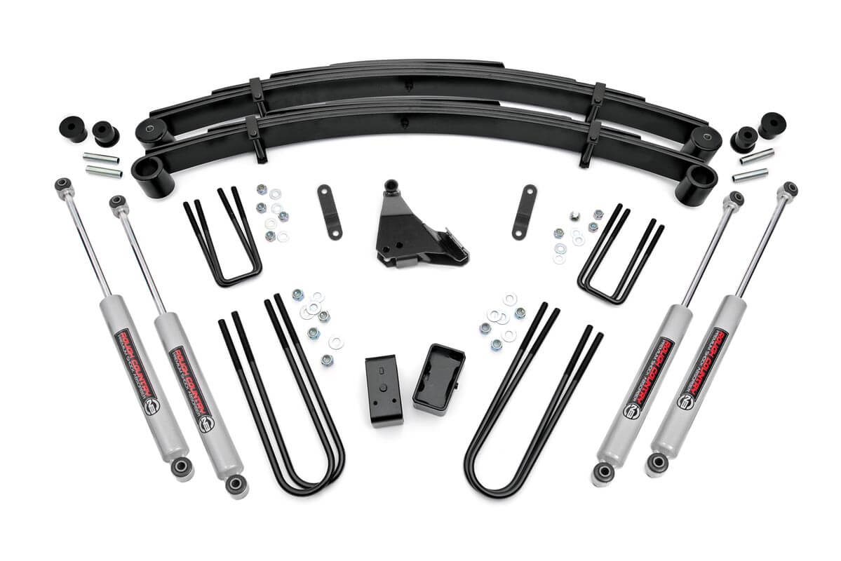 4-Zoll-Lift Kit | Hintere Distanzblöcke | Ford F-250/F-350 Super Duty 4WD (1999–2004)