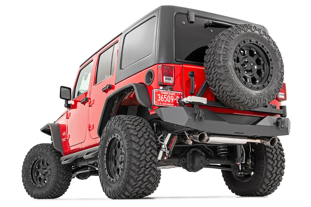 Heckstoßstange | Rock Crawler | Reserveradhalterung | Jeep Wrangler JK/Wrangler Unlimited (07–18)