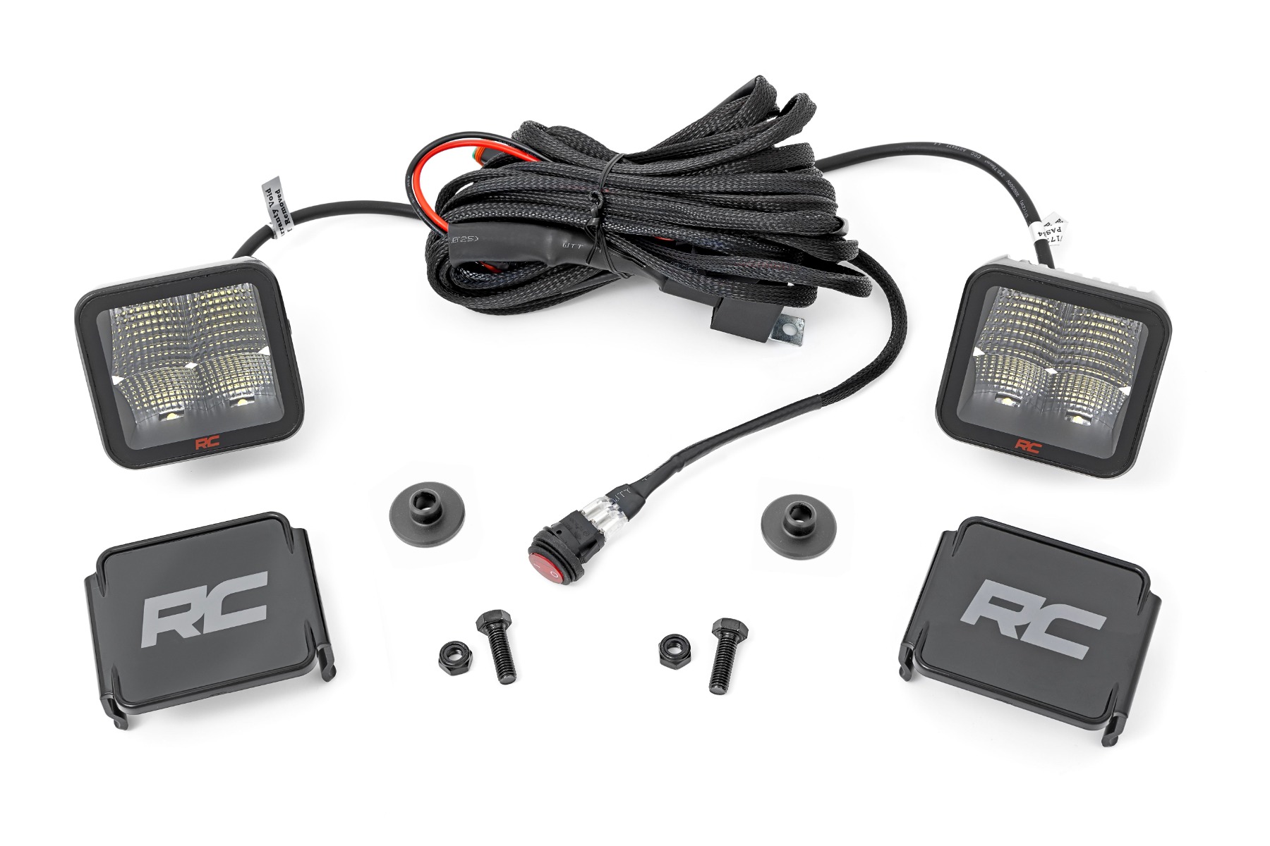 LED-Beleuchtungsset | Einbau in die Achsverkleidung | 2 Zoll Spectrum-Paar | Spot-Lichtkegel | Ford Bronco (21–26)