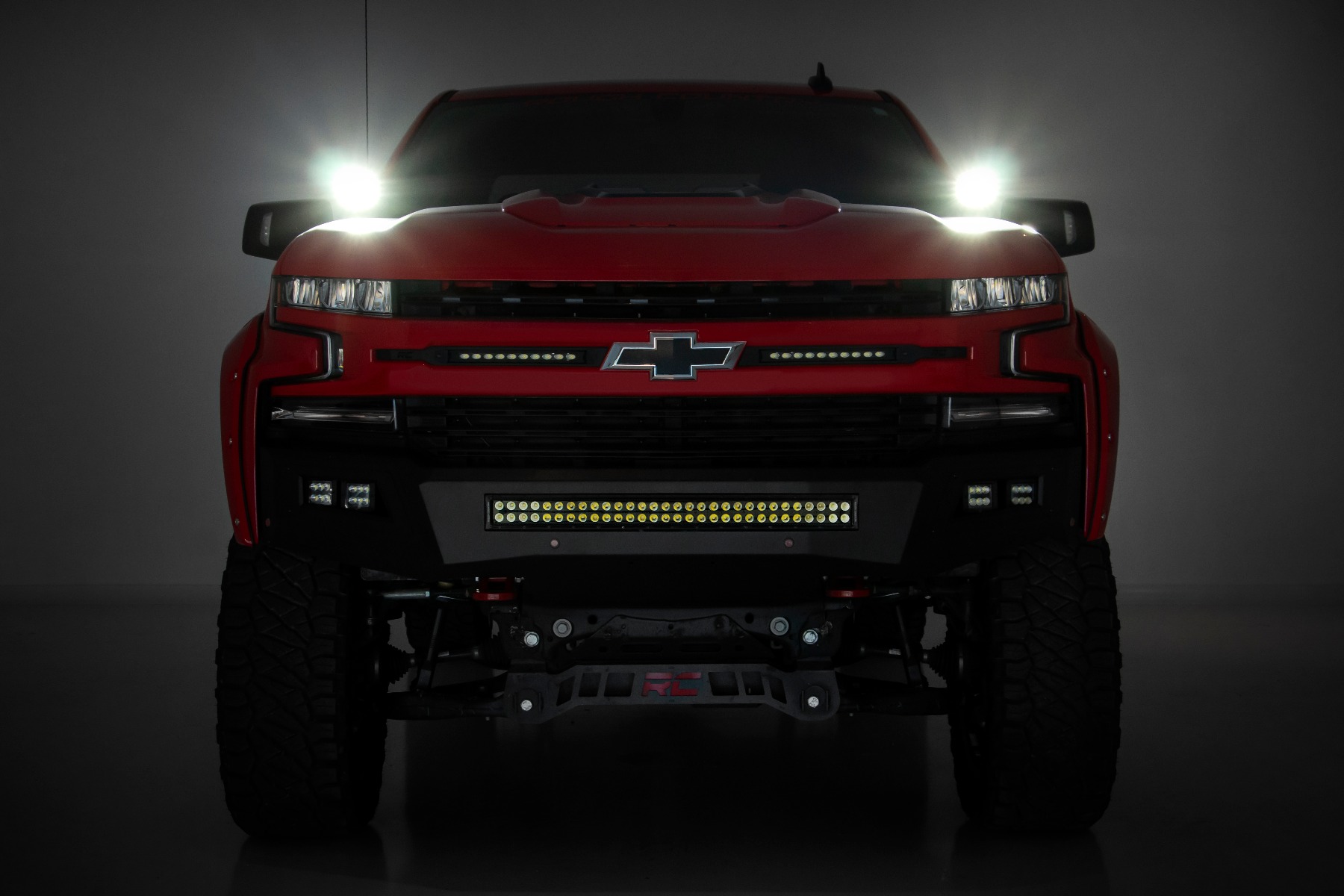 LED-Beleuchtungsset | Grabenmontage | 2" Schwarz, Paar | Flutlicht | Chevy Silverado 1500 (19–26) — Bild 6