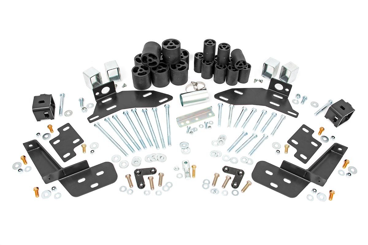 Karosserie-Höherlegung mit Stoßstangenhalterung | vorne und hinten | 3" | Chevy C1500/K1500 Pickup (95–99)