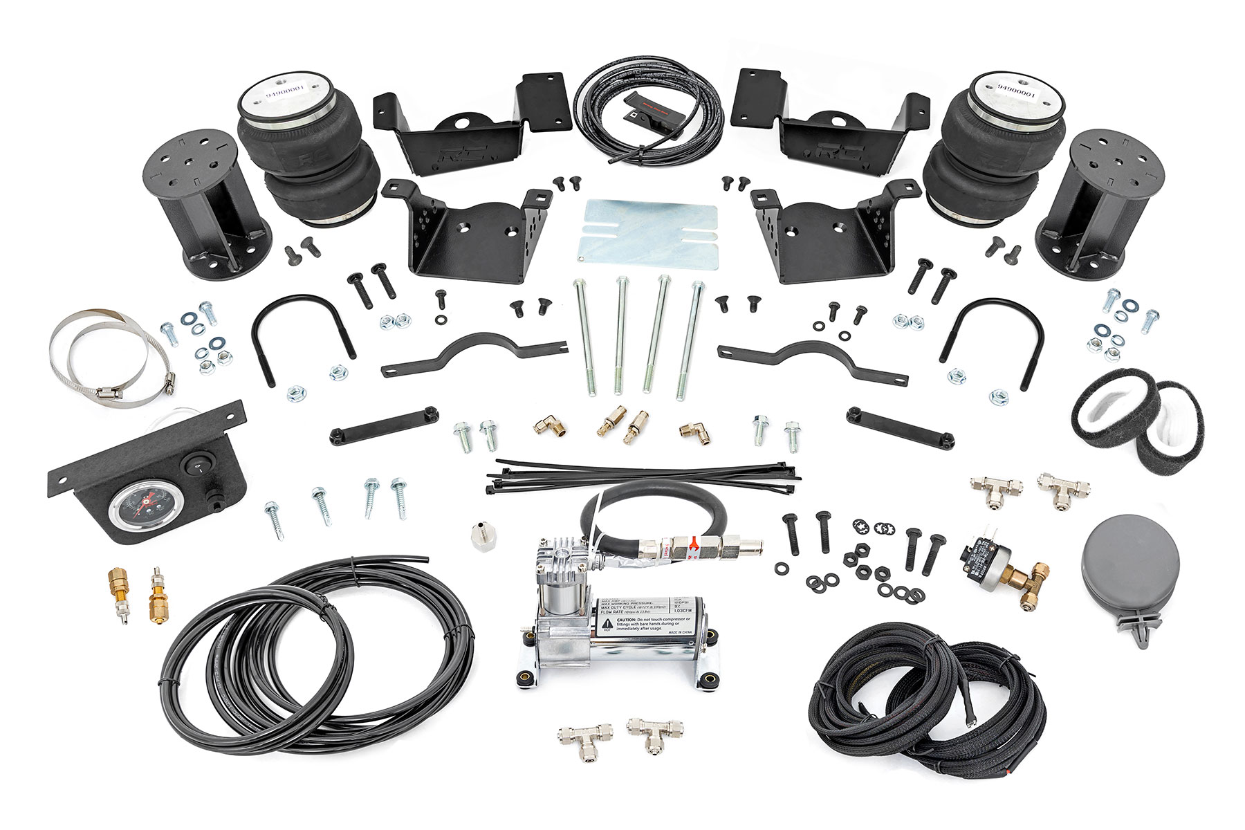 Luftfeder-Set mit Kompressor | 7-Zoll-Lift Kit | Chevy/GMC 2500HD/3500HD (20–26)