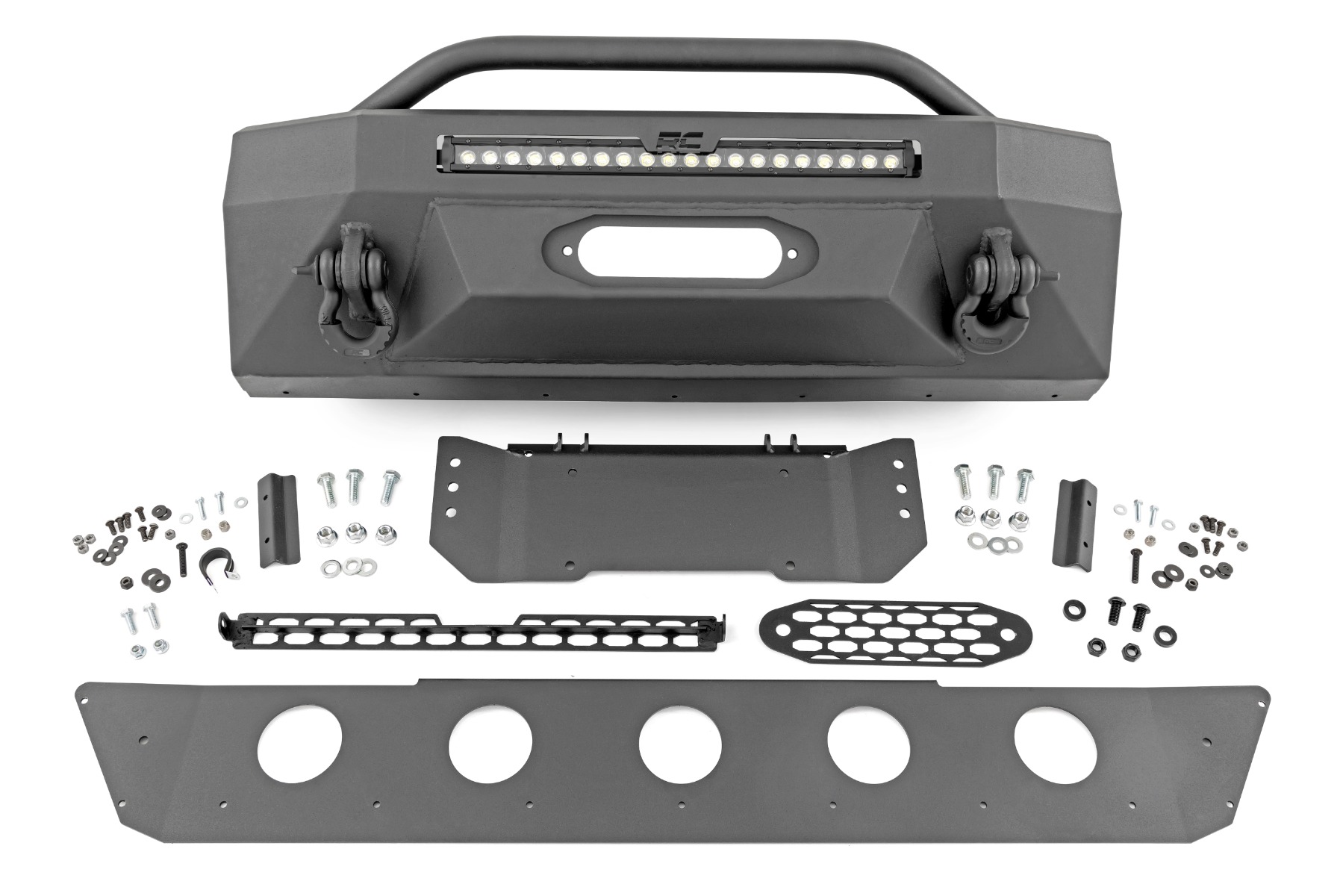 Front Bumper | Hybrid | 20" Blk LED | Toyota 4Runner 2WD/4WD (2014-2024)