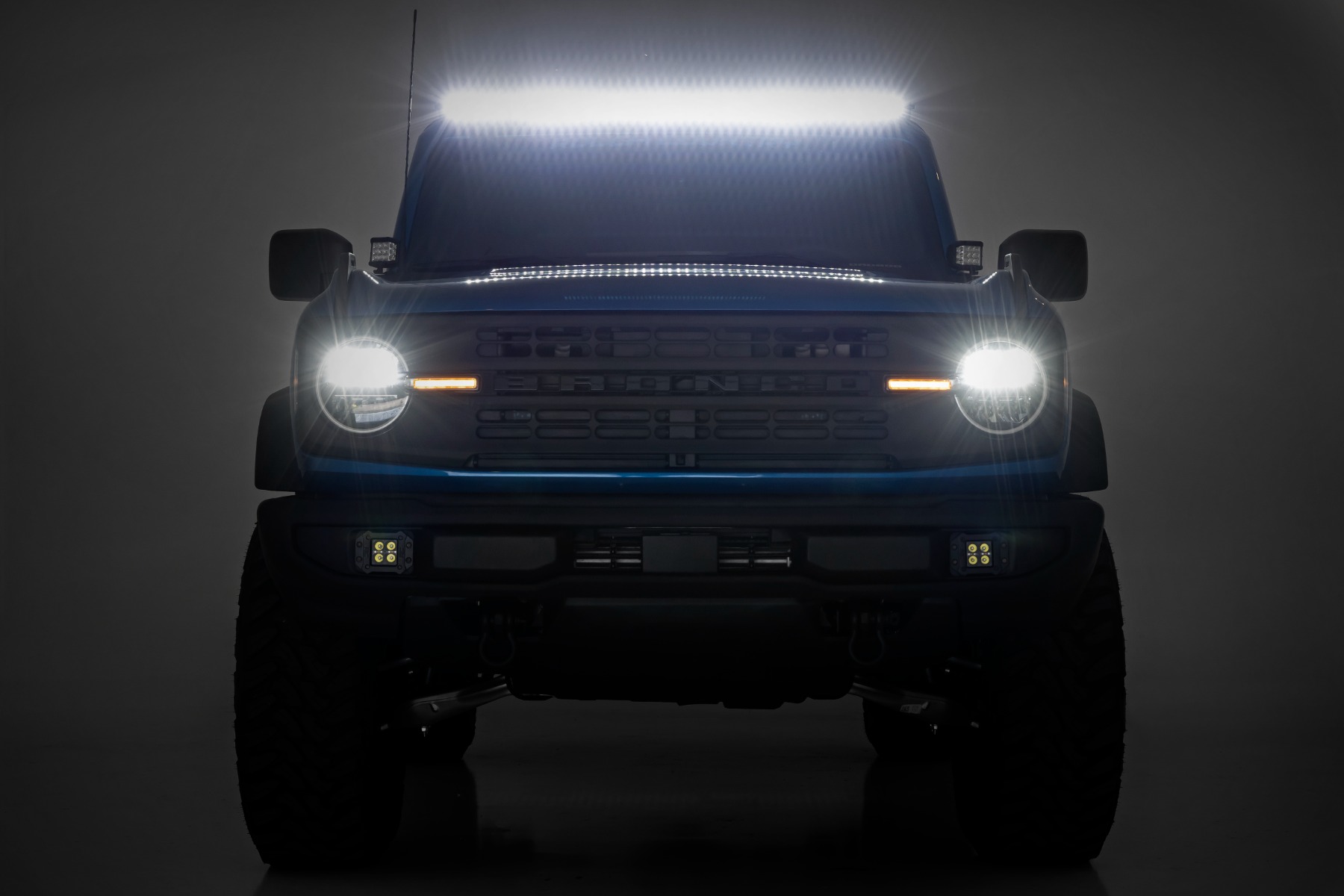 LED Light Kit | Upper Windshield | 50" Spectrum Single Row | Ford Bronco (21-26) — Bild 6