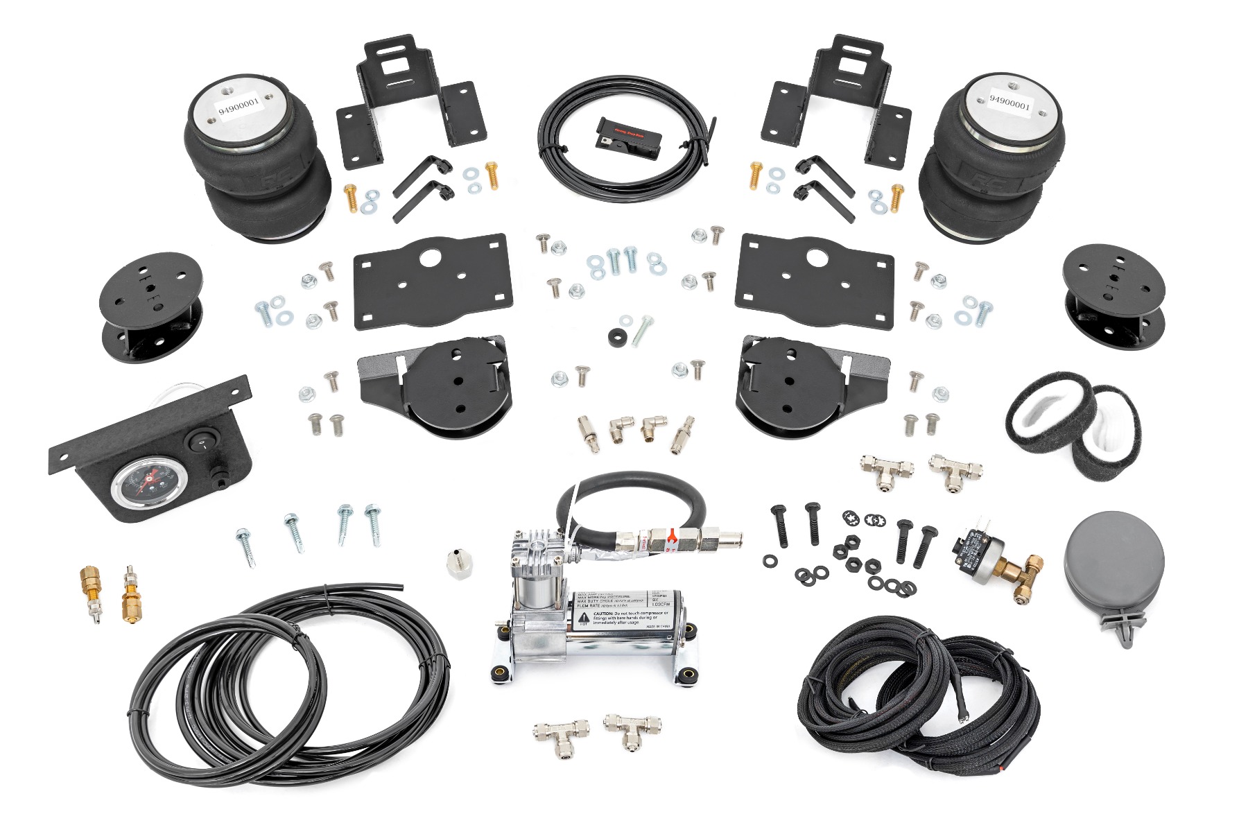 Luftfeder-Set mit Kompressor | 4-Zoll-Lift Kit | RAM 1500 4WD (2019–2026)