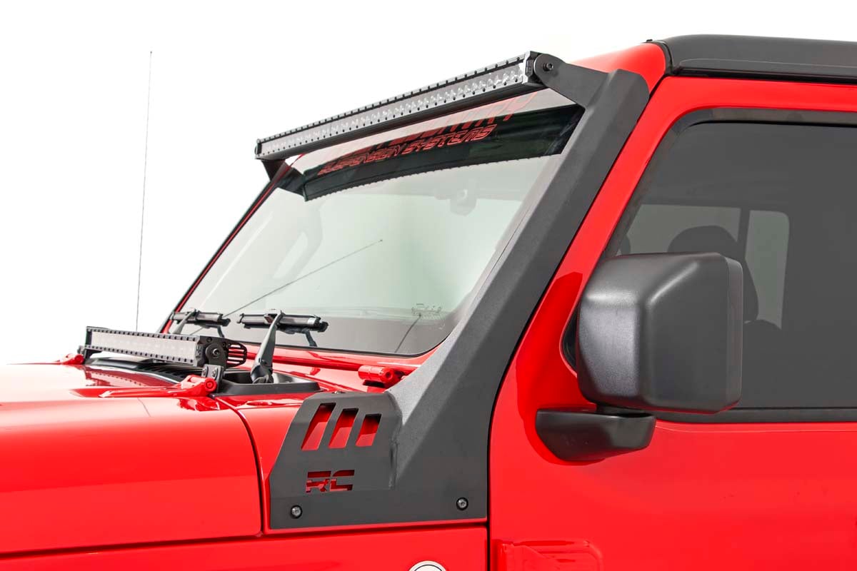LED-Beleuchtungsset | Windschutzscheibe | 50 Zoll BLK zweireihig | Gelbes Tagfahrlicht | Jeep Gladiator JT/Wrangler JL (18–26) — Bild 7