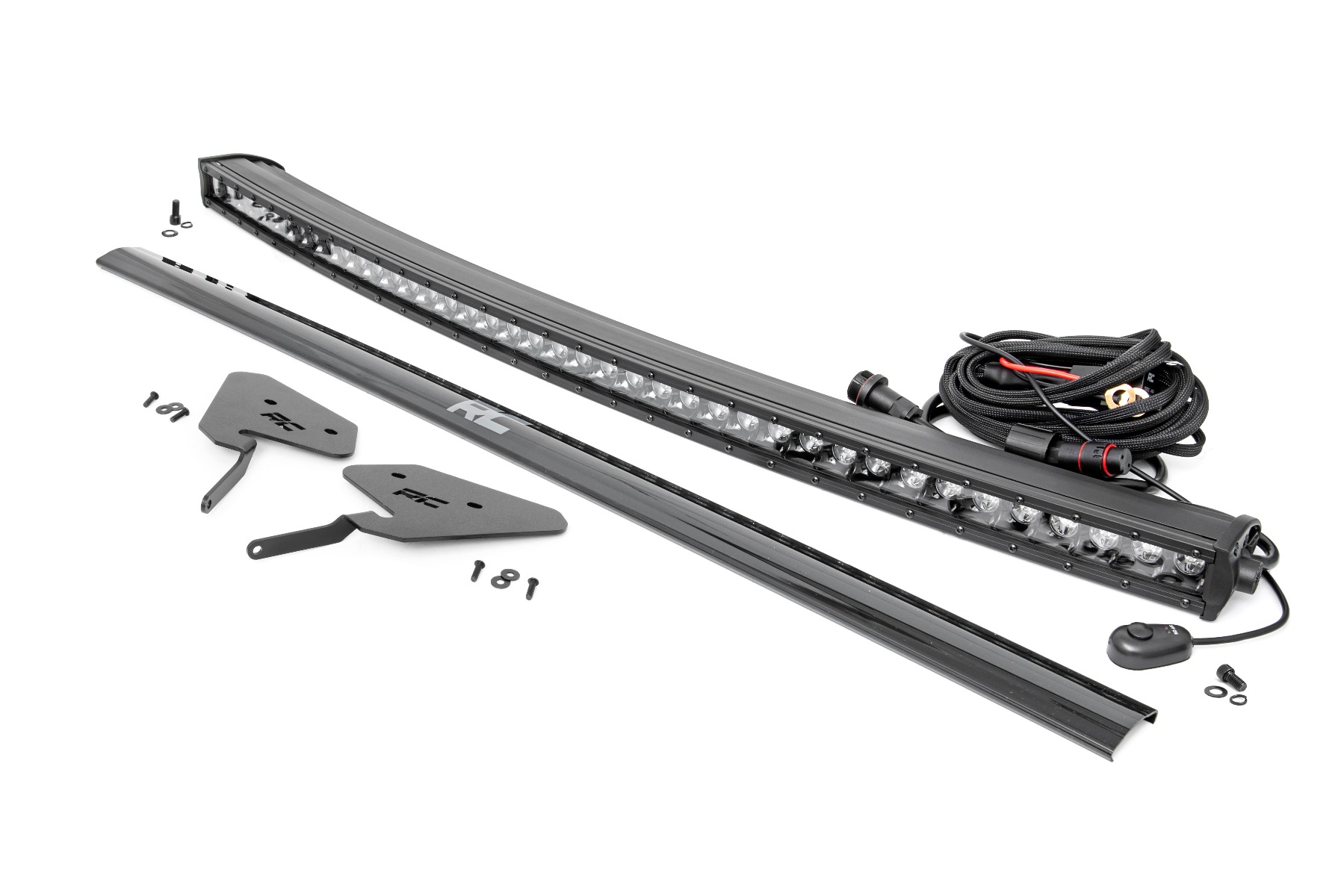 LED-Beleuchtungsset | 30 Zoll, gebogen | Fronthalterung | Black Series | Polaris RZR Turbo S4