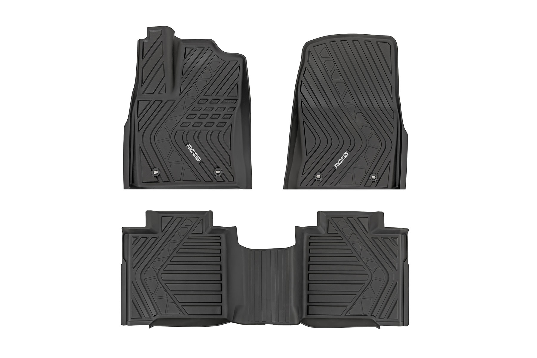 Flex-Fit-Fußmatten | Vorne rechts & hinten rechts | CrewMax | Toyota Tundra 2WD/4WD (2022–2026)