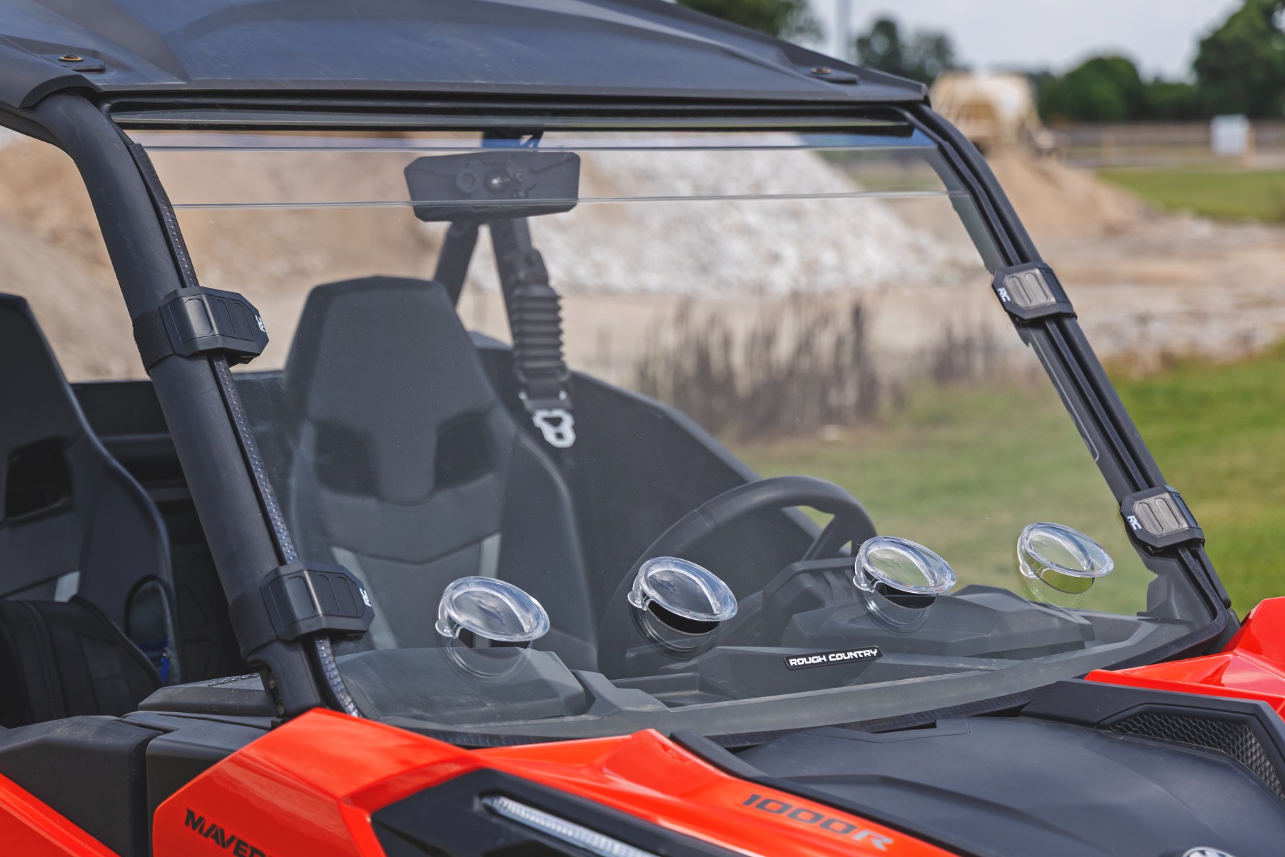 Belüftete Vollwindschutzscheibe | Kratzfest | Can-Am Maverick Sport 1000R — Bild 5