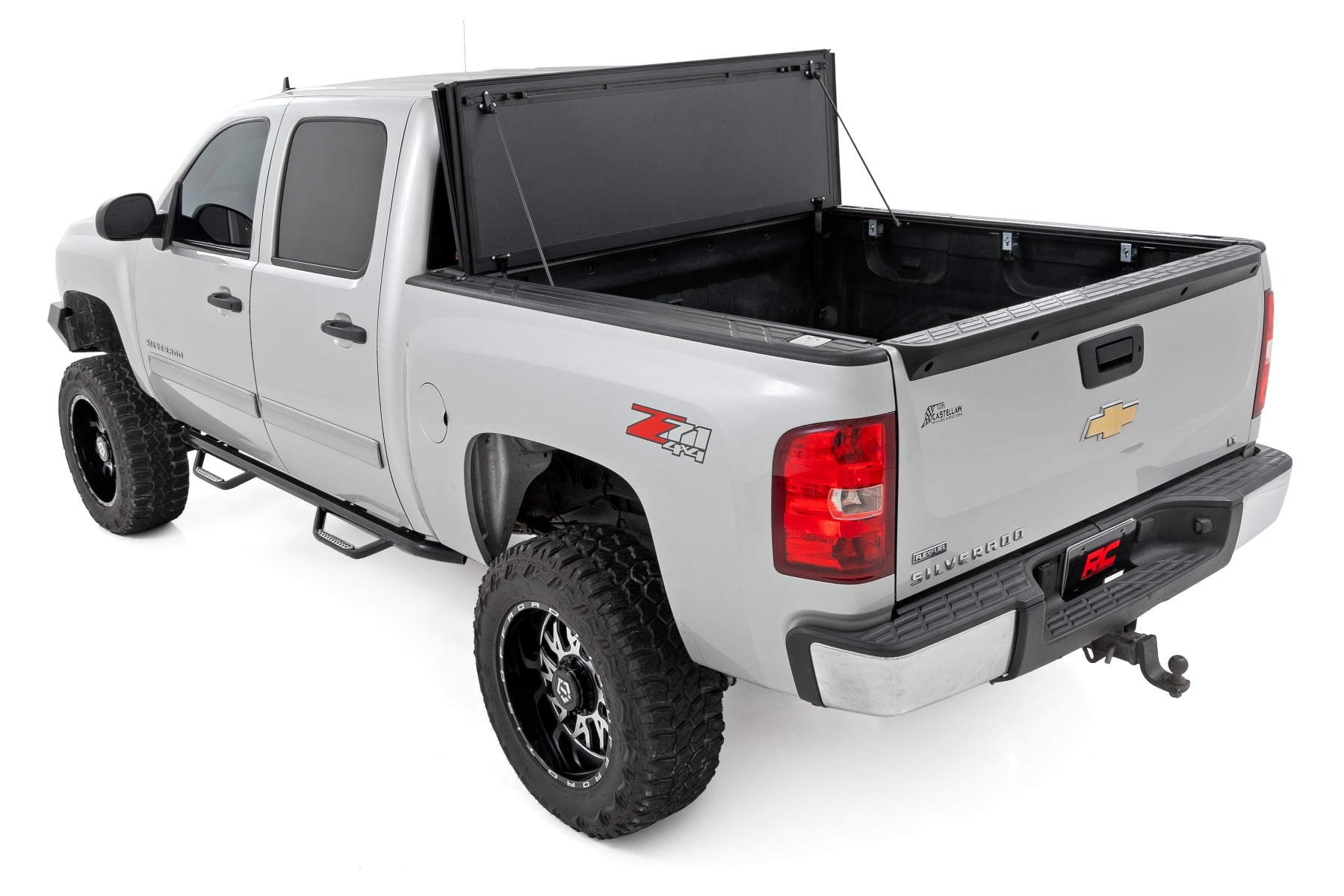 Stabile, dreifach faltbare, hochklappbare Ladeflächenabdeckung | 5'9 Zoll Ladefläche | Chevy/GMC 1500 (07–13) — Bild 6