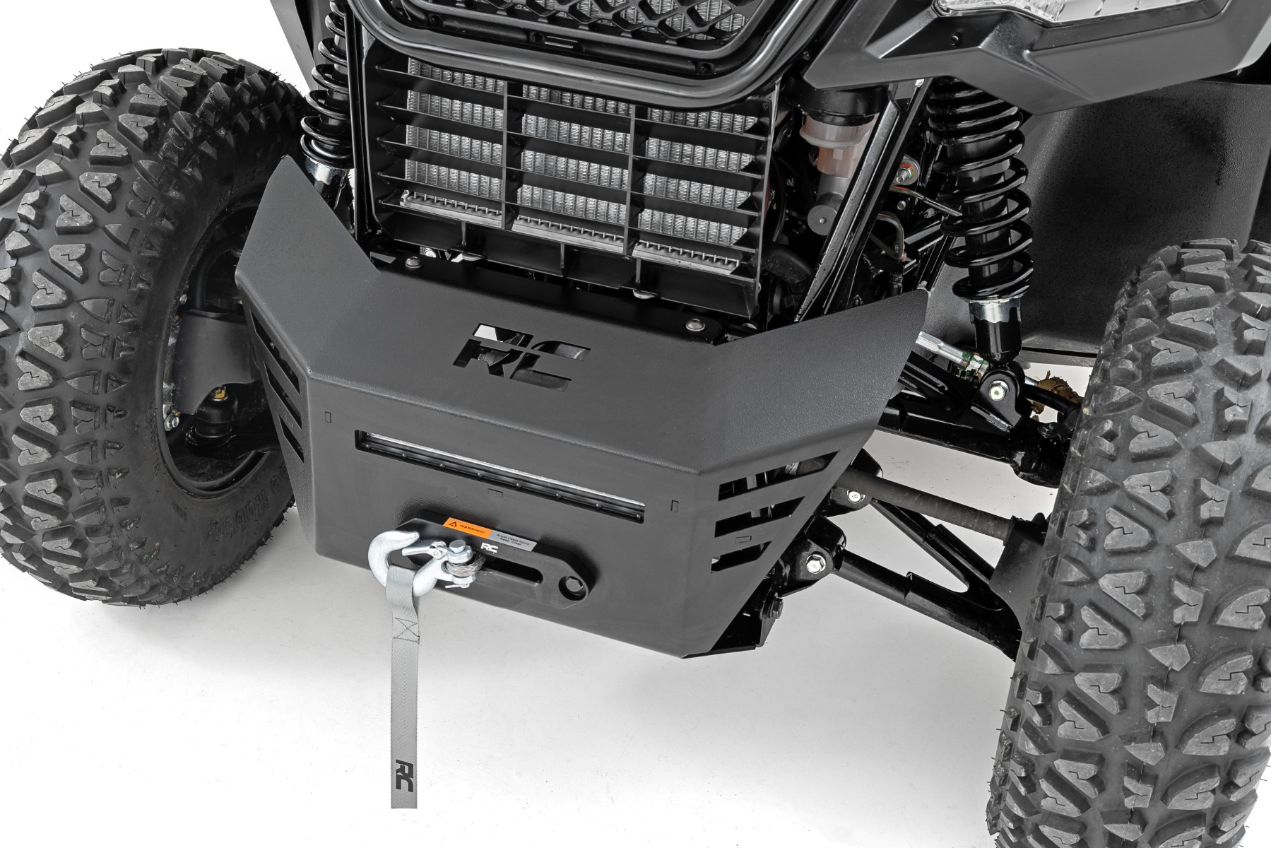 Seilwinde | 10 Zoll Schwarz Slimline | Honda Pioneer 520 — Bild 2