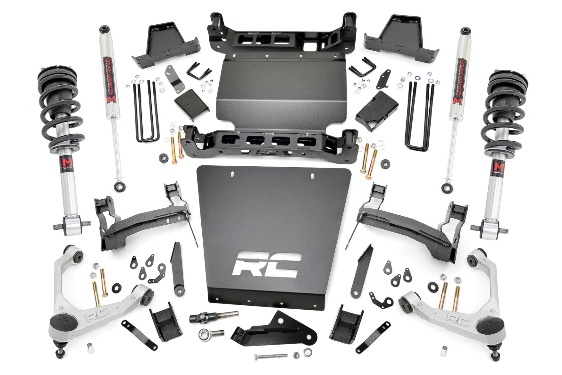 7-Zoll-Lift Kit aus gestanztem Stahl | Geschmiedete UCA | Halterung | M1-Federbeine/M1 | Chevy/GMC 1500 (2016–2018) — Bild 1