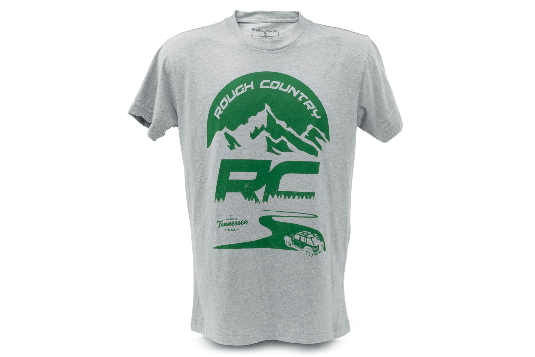 Rough Country T-Shirt | RC Mountains | GRAU MELIERT | LG