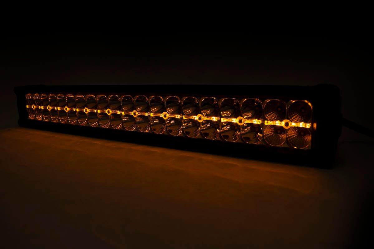 20-Zoll-LED-Lichtleiste der Chrome-Serie | Zweireihig | Gelbes Tagfahrlicht — Bild 3