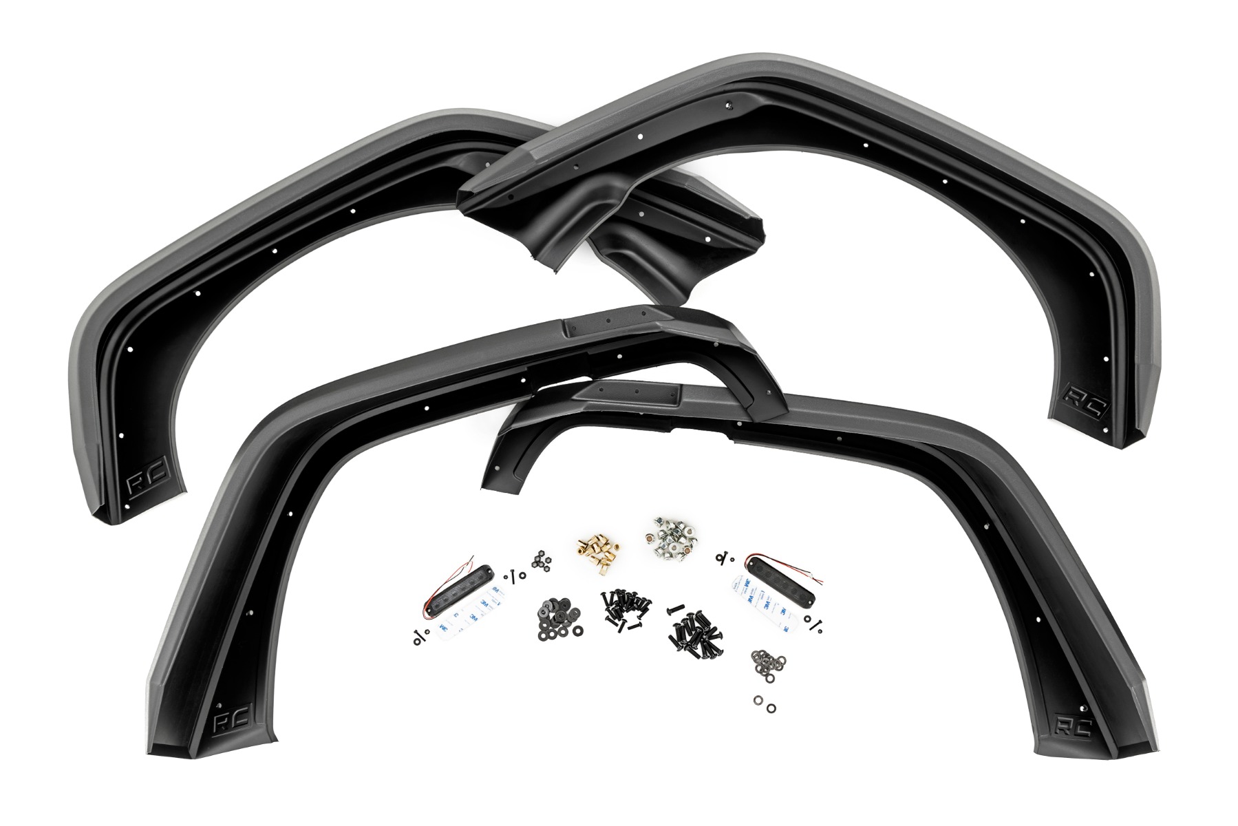 High Clearance LED Flat Fender Flare Kit | UV Treated | Jeep Wrangler JK (07-18) — Bild 5