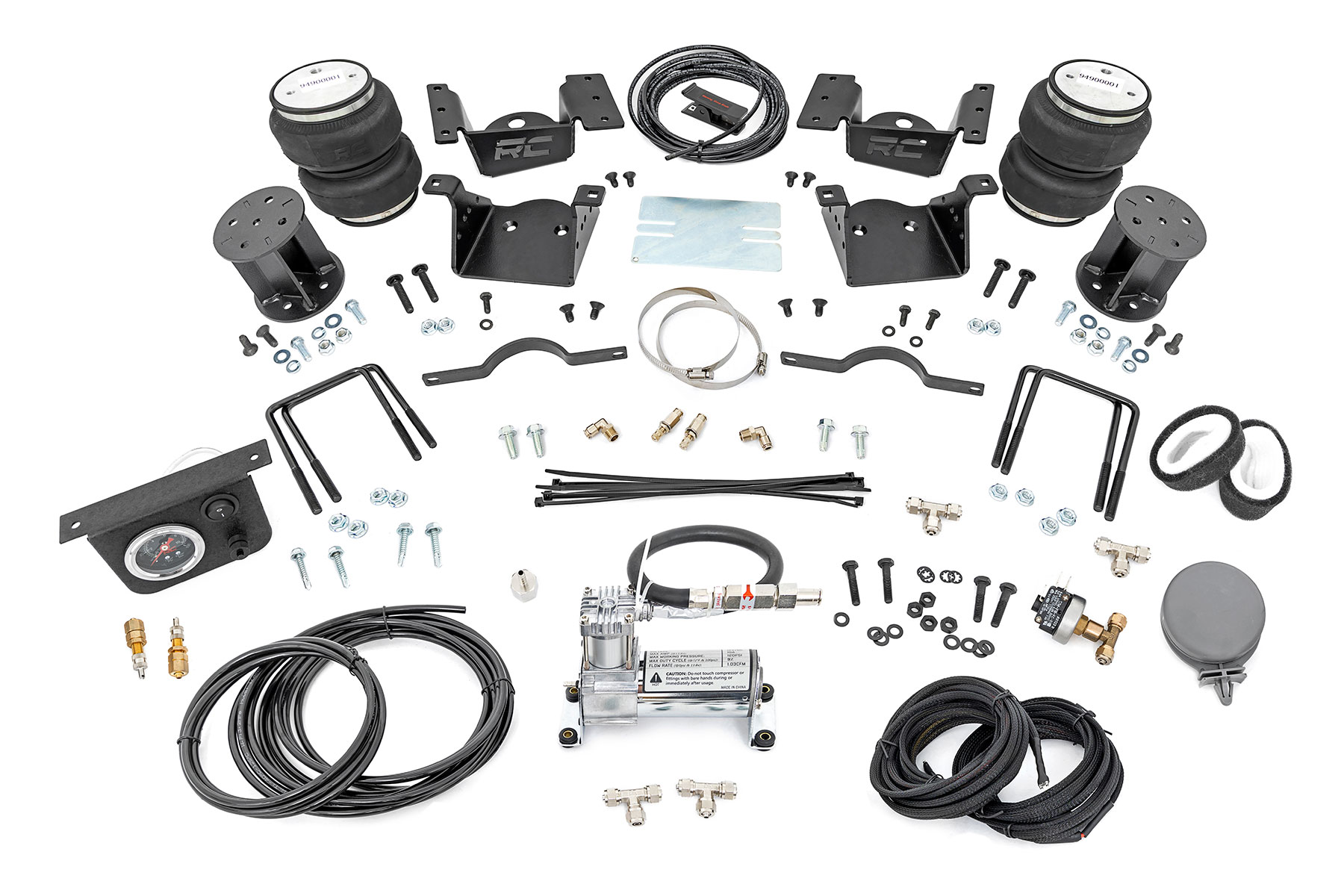 Luftfeder-Set mit Kompressor | 7,5-Zoll-Lift Kit | Chevy/GMC 2500HD/3500HD (11–19)