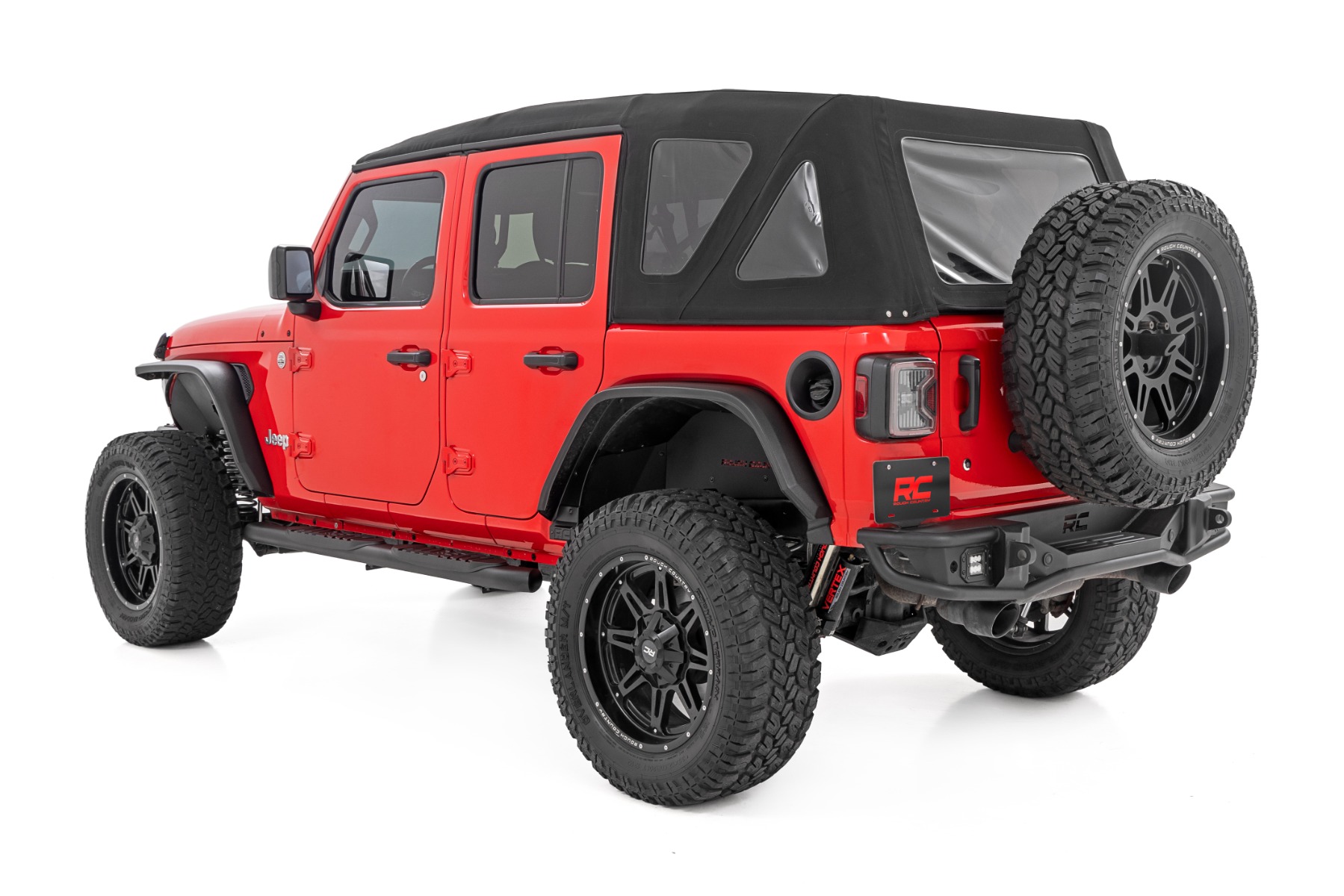 Ovale Nerf-Trittstufen | 4-türig | Schwarz | Jeep Wrangler Unlimited 4WD (2018–2026) — Bild 3