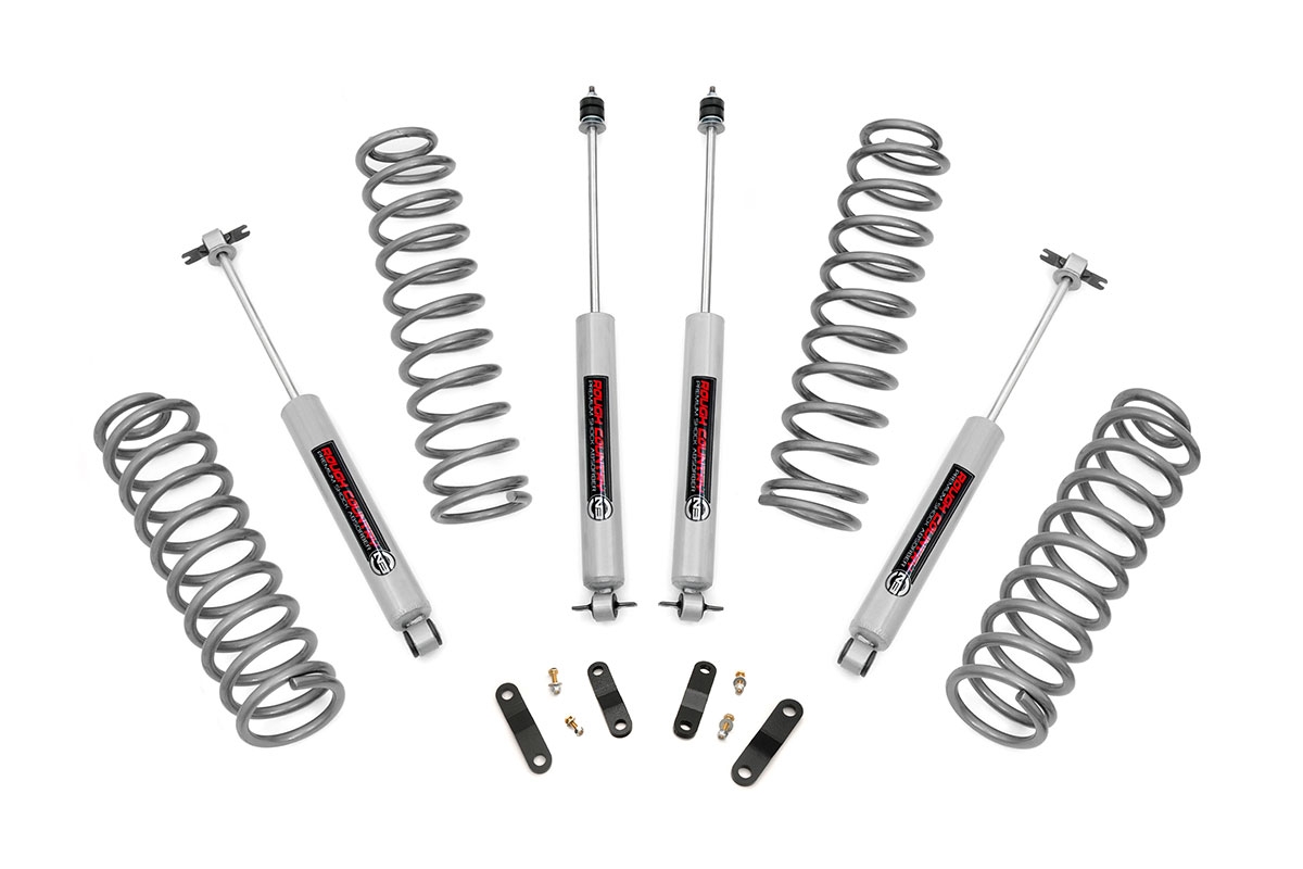 2,5-Zoll-Lift Kit | Schraubenfedern | Jeep Wrangler Unlimited 2WD/4WD (2007–2018)