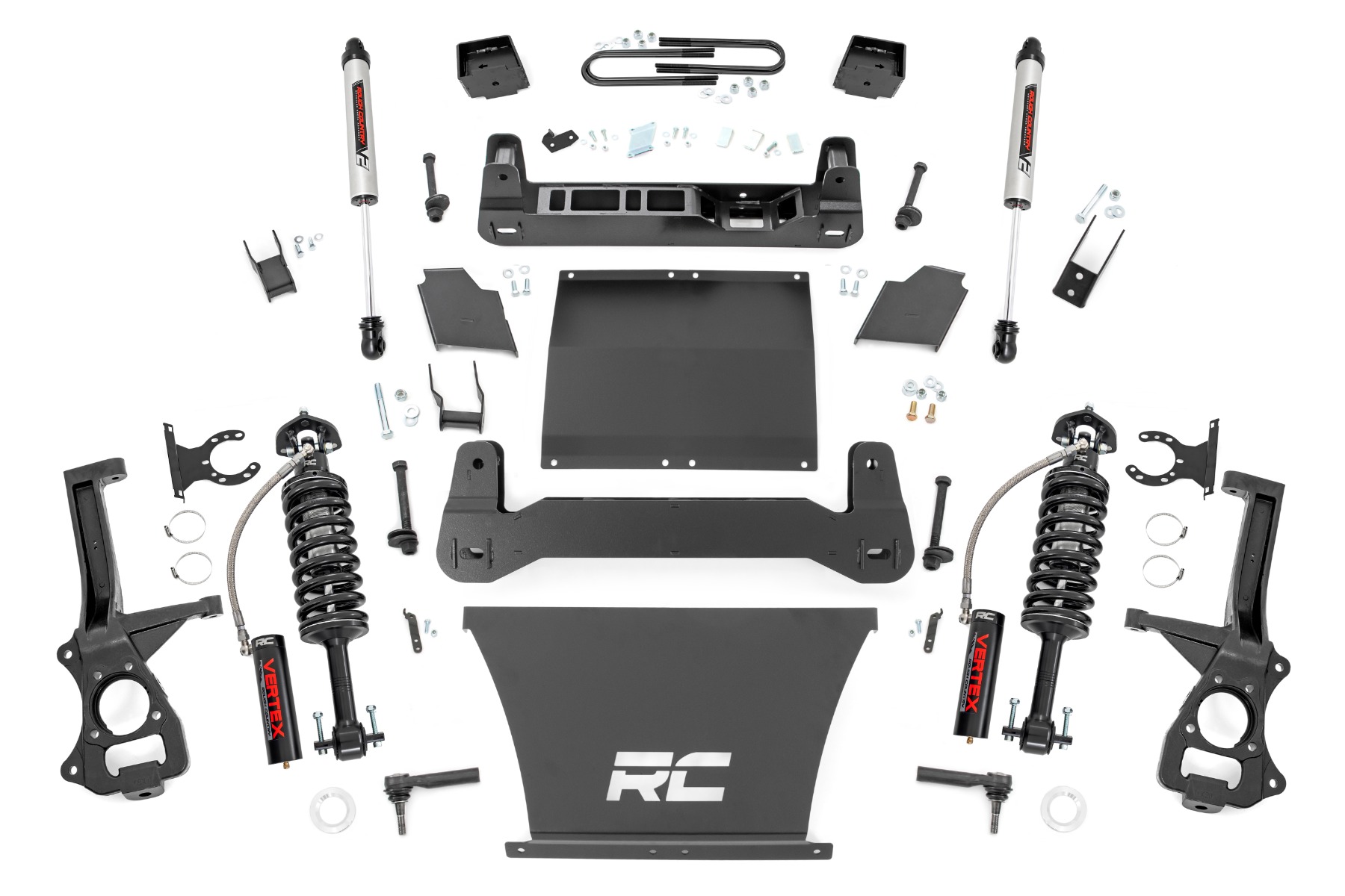 6 Inch Lift Kit | Mono Leaf Rear | Vertex/V2 | Chevy Silverado 1500 (25-26)