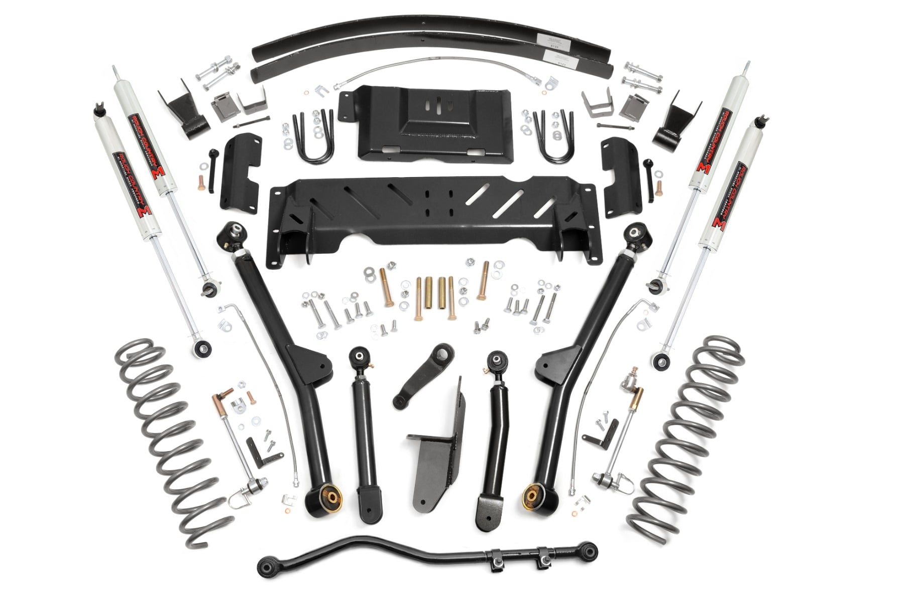 4,5-Zoll-Lift Kit | Long Arm | AAL | NP242 | M1 | Jeep Cherokee XJ 4WD (84–01)