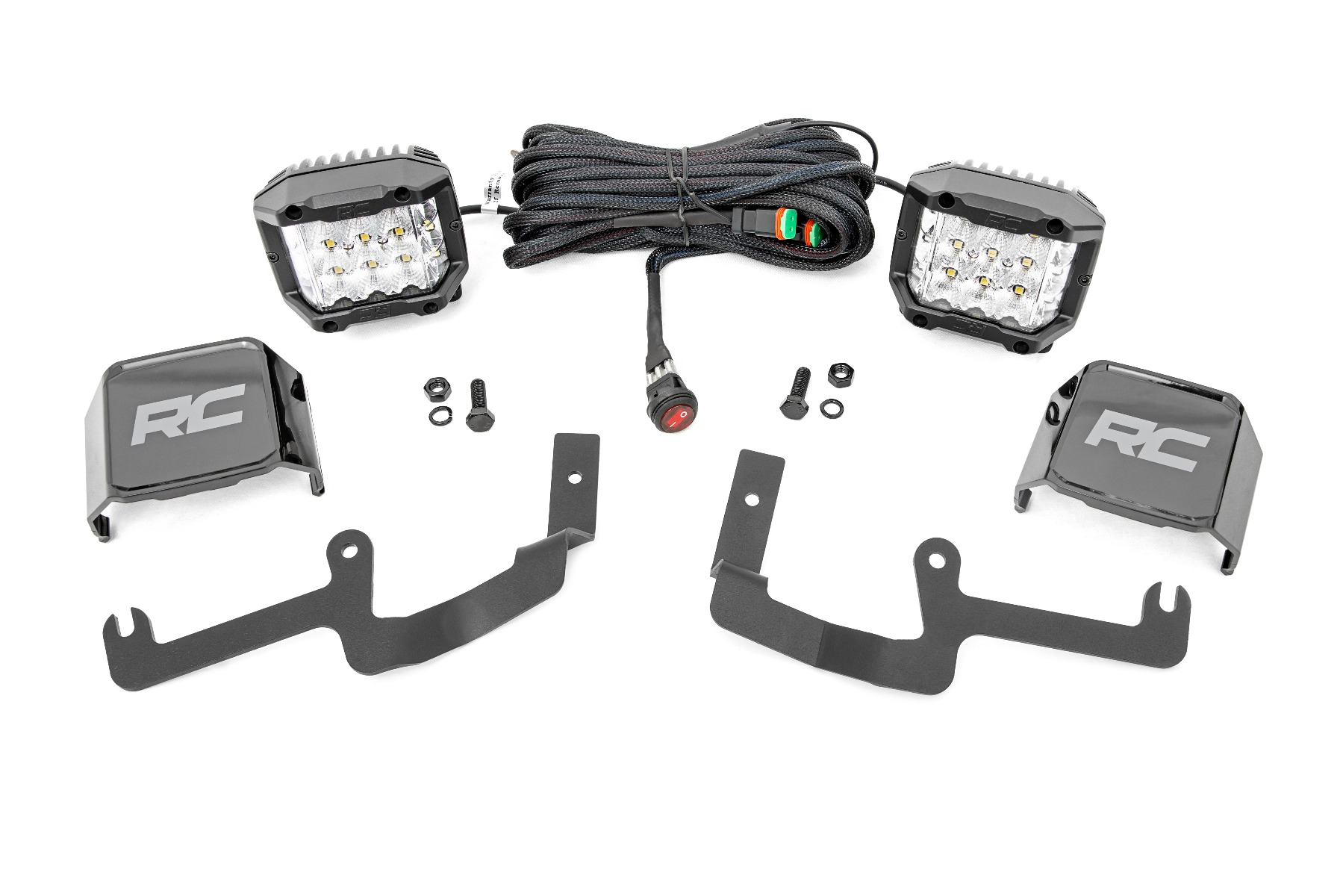 LED-Beleuchtungsset | Einbau in die Seitenleiste |  3" OSRAM | Breitstrahl | Chevy Silverado 1500 (19–26)