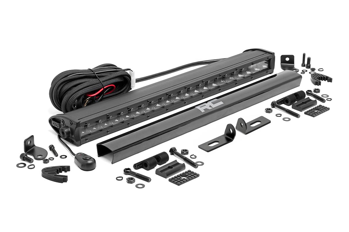 LED-Beleuchtungsset | Stoßstangenmontage | 20 Zoll Schwarz, einreihig | Ford Ranger (19–23)
