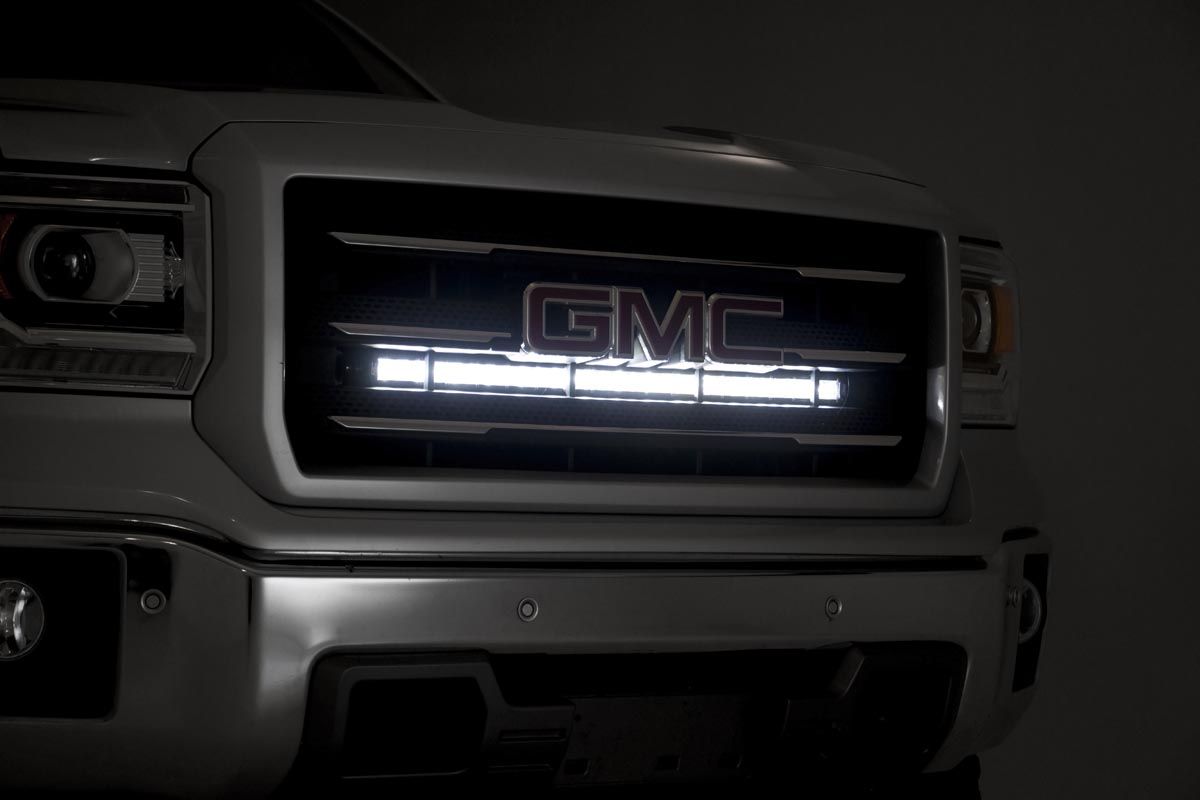 LED Light Kit | Behind Grille Mount | 30" Chrome Single Row | Chevy/GMC 1500 (14-18 & Classic) — Bild 4
