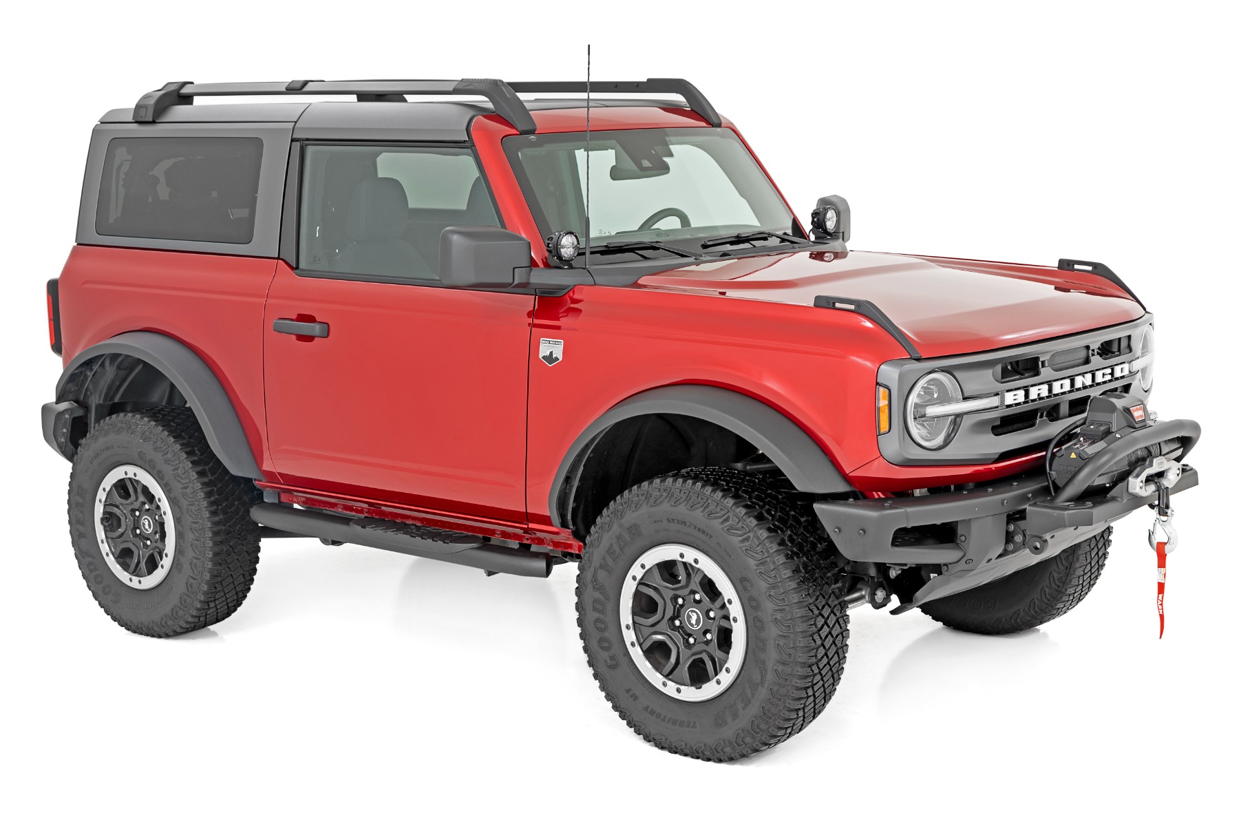 Ovale Nerf-Trittstufen | 2-türig | Schwarz | Ford Bronco (2-türig) 4WD (2021–2026) — Bild 3