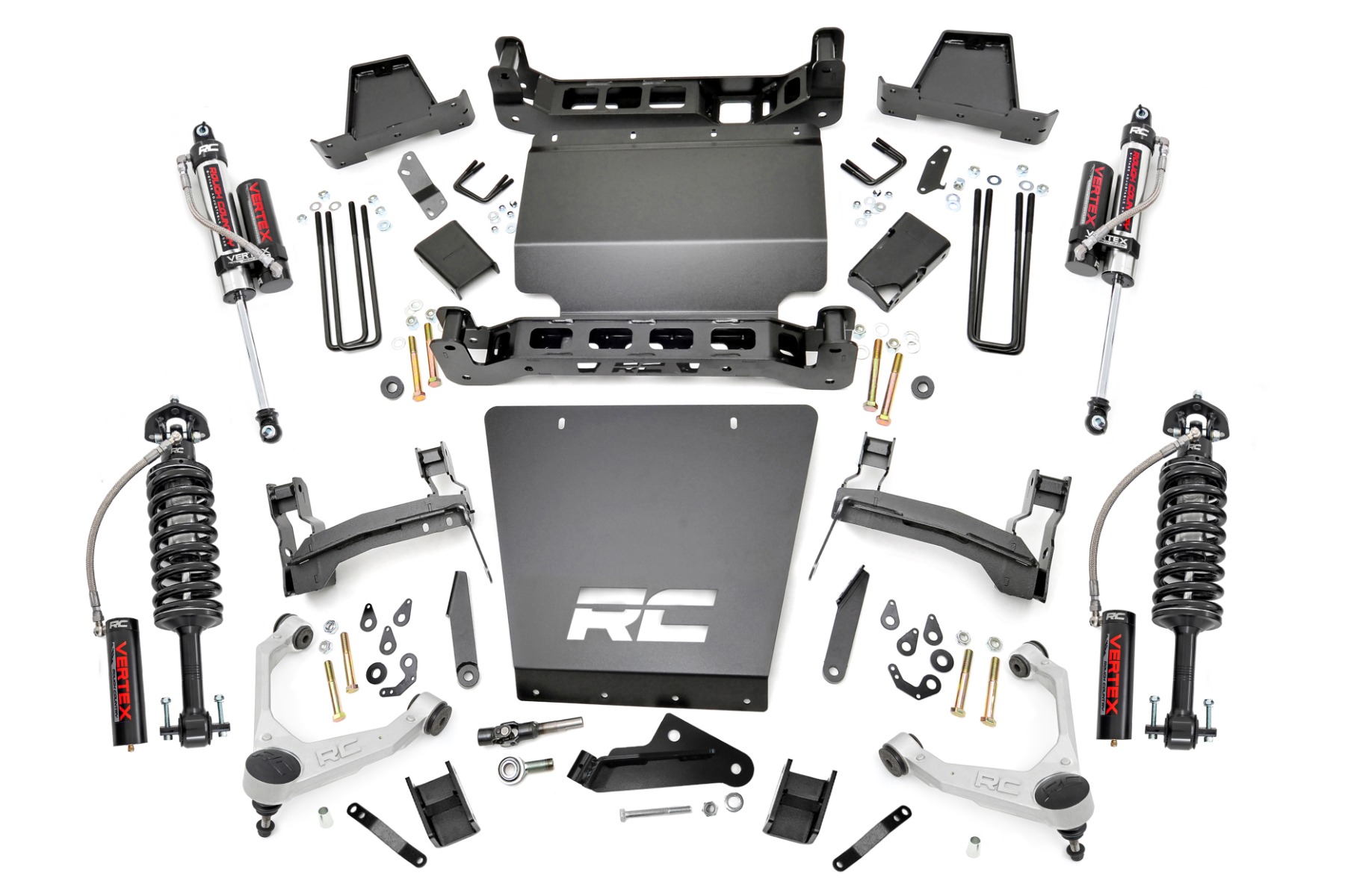 7 Inch Stamped Steel LCA Lift Kit | Forged UCA | Bracket | Vertex | Chevy/GMC 1500 (16-18)