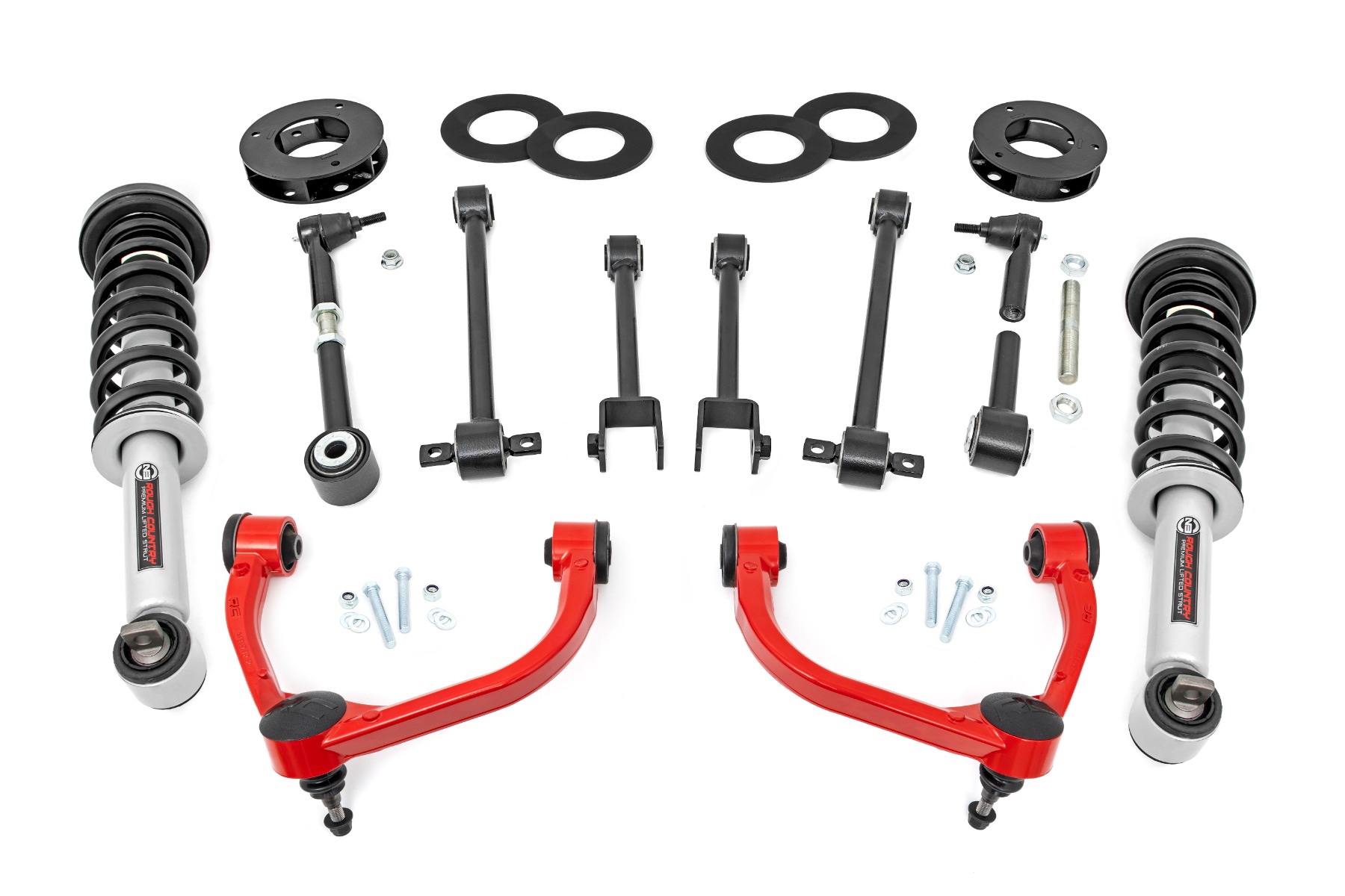 3-Zoll-Lift Kit | Obere Querlenker | Ford Expedition 4WD (2018–2024) | Rote Ausführung