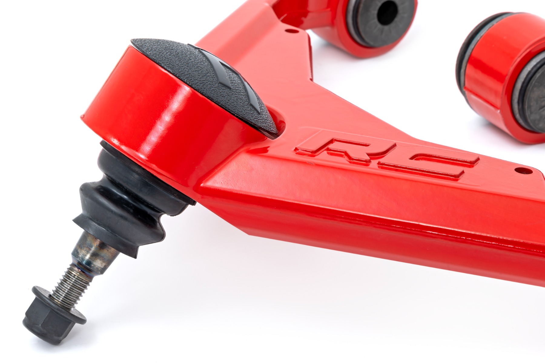 Rote geschmiedete obere Querlenker | 3-Zoll-Höherlegung | Chevy/GMC 2500HD (01–10) — Bild 2